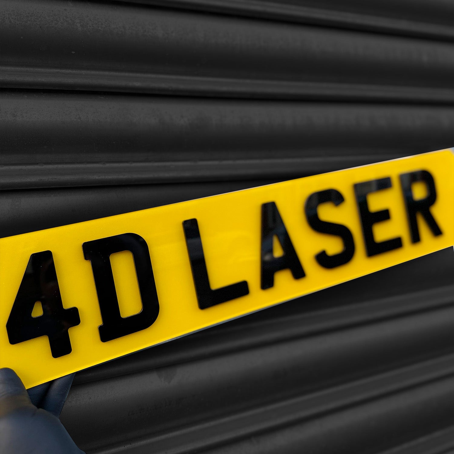 4D Laser Cut 3MM Number Plate