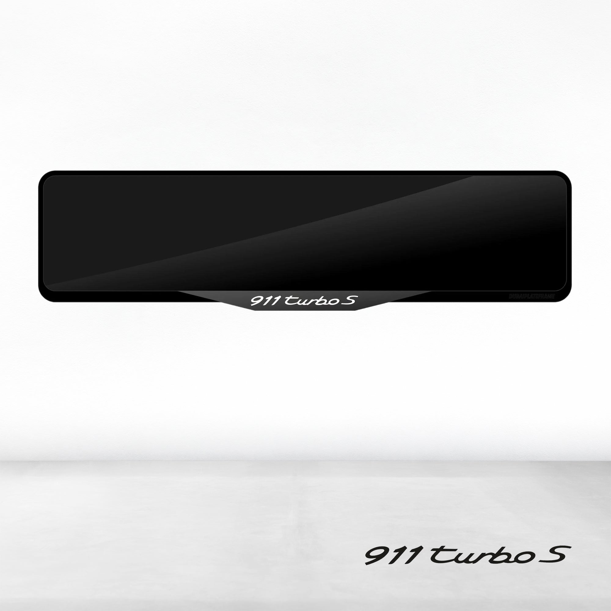 Porsche 911 Turbo S Luxury Signature Plate Holders