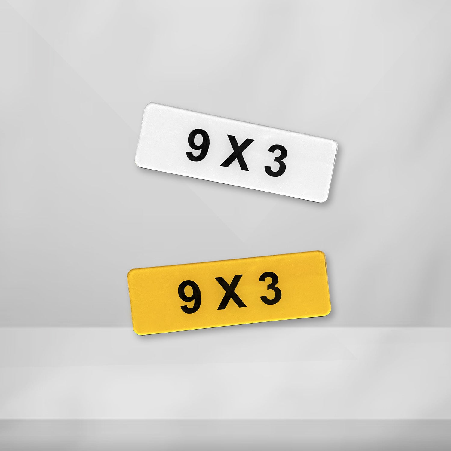Bike Number Plate (9x3)