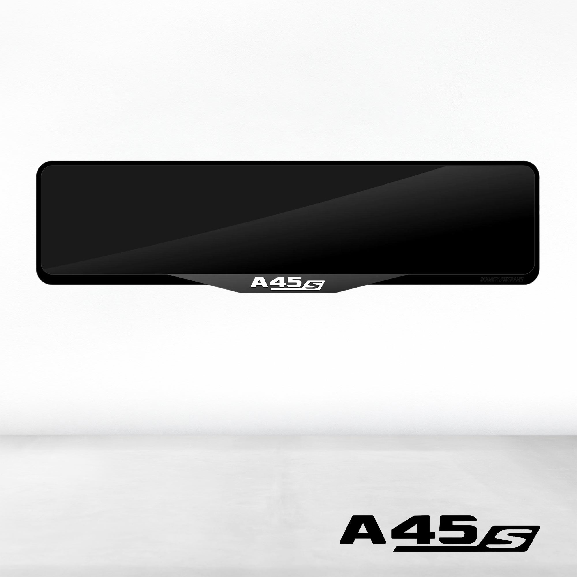 Mercedes A45s Luxury Signature Plate Holders