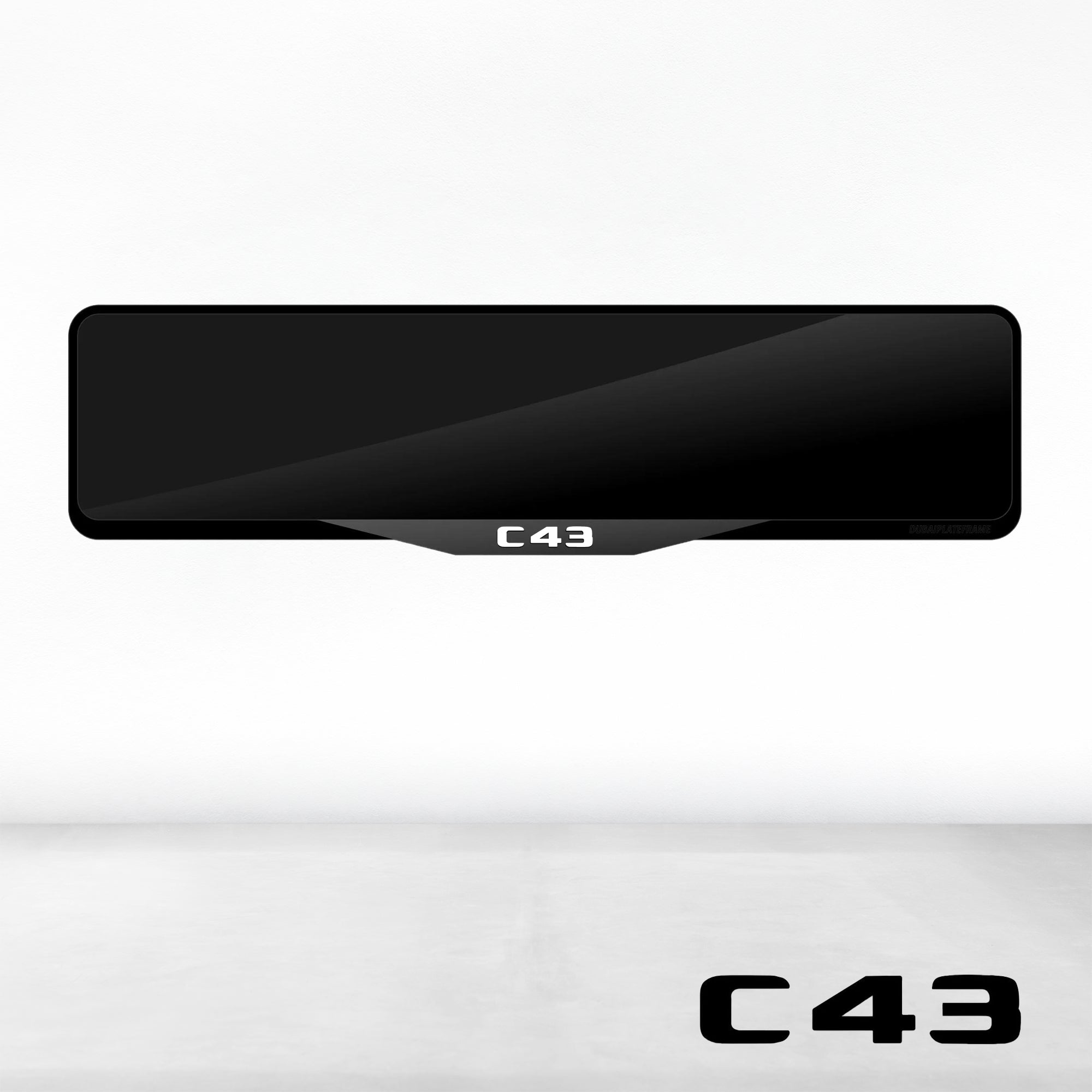 Mercedes C43 Luxury Signature Plate Holders