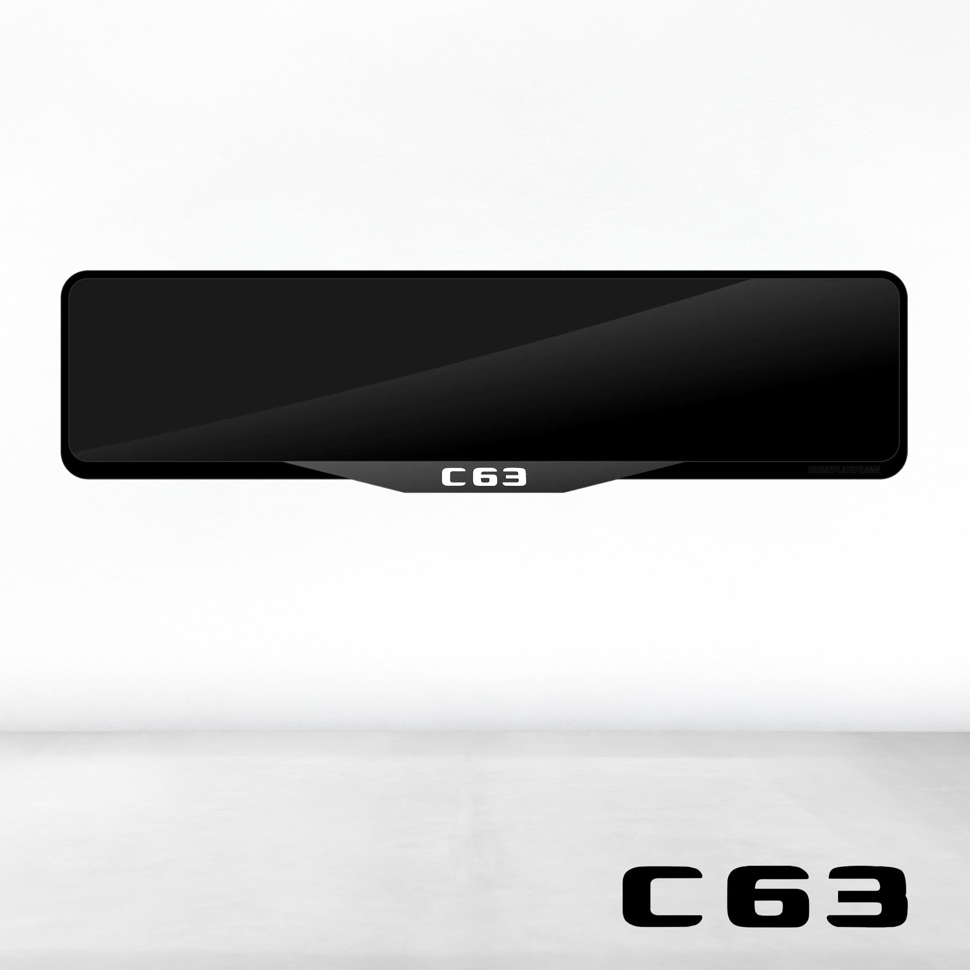 Mercedes C63 Luxury Signature Plate Holders