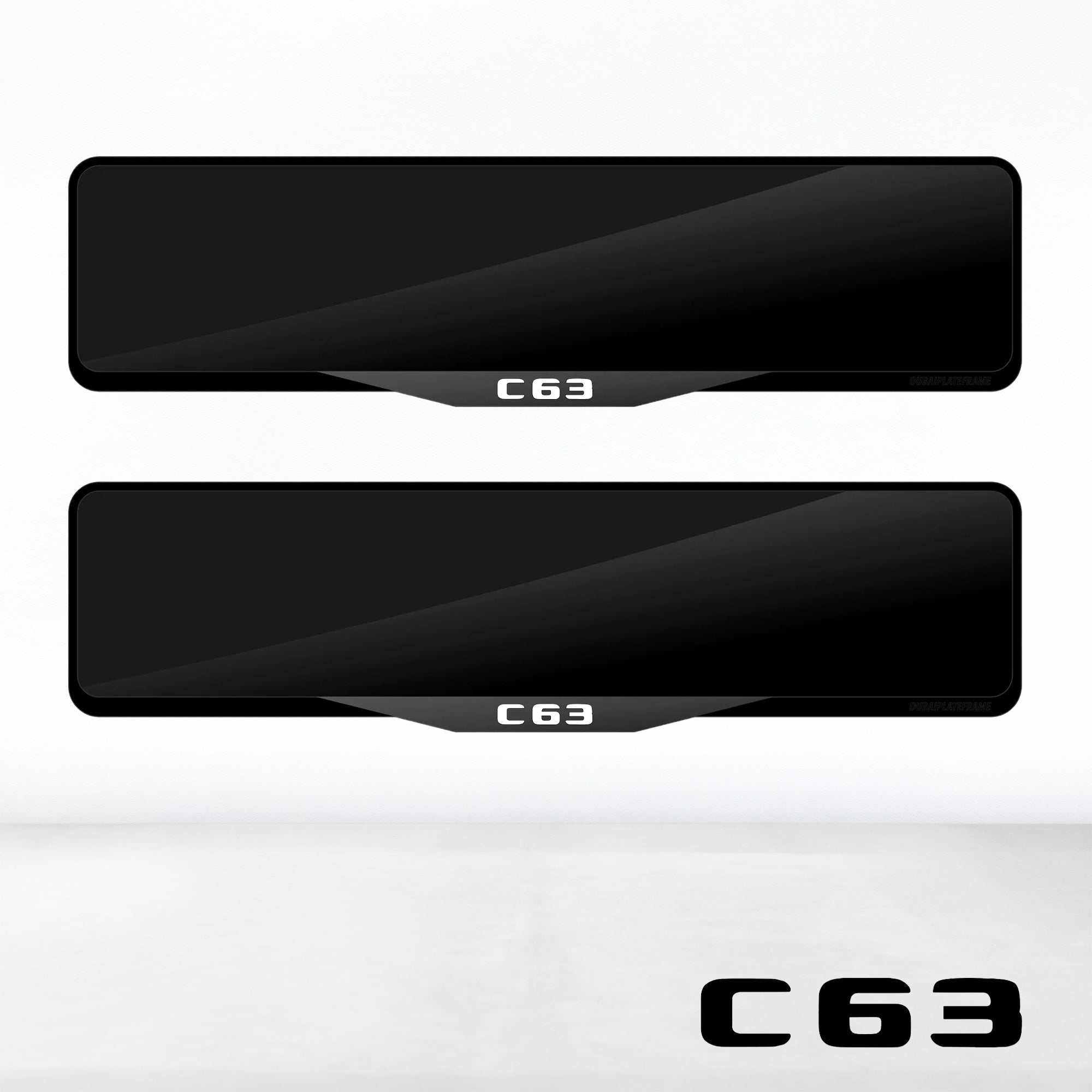 Mercedes C63 Luxury Signature Plate Holders