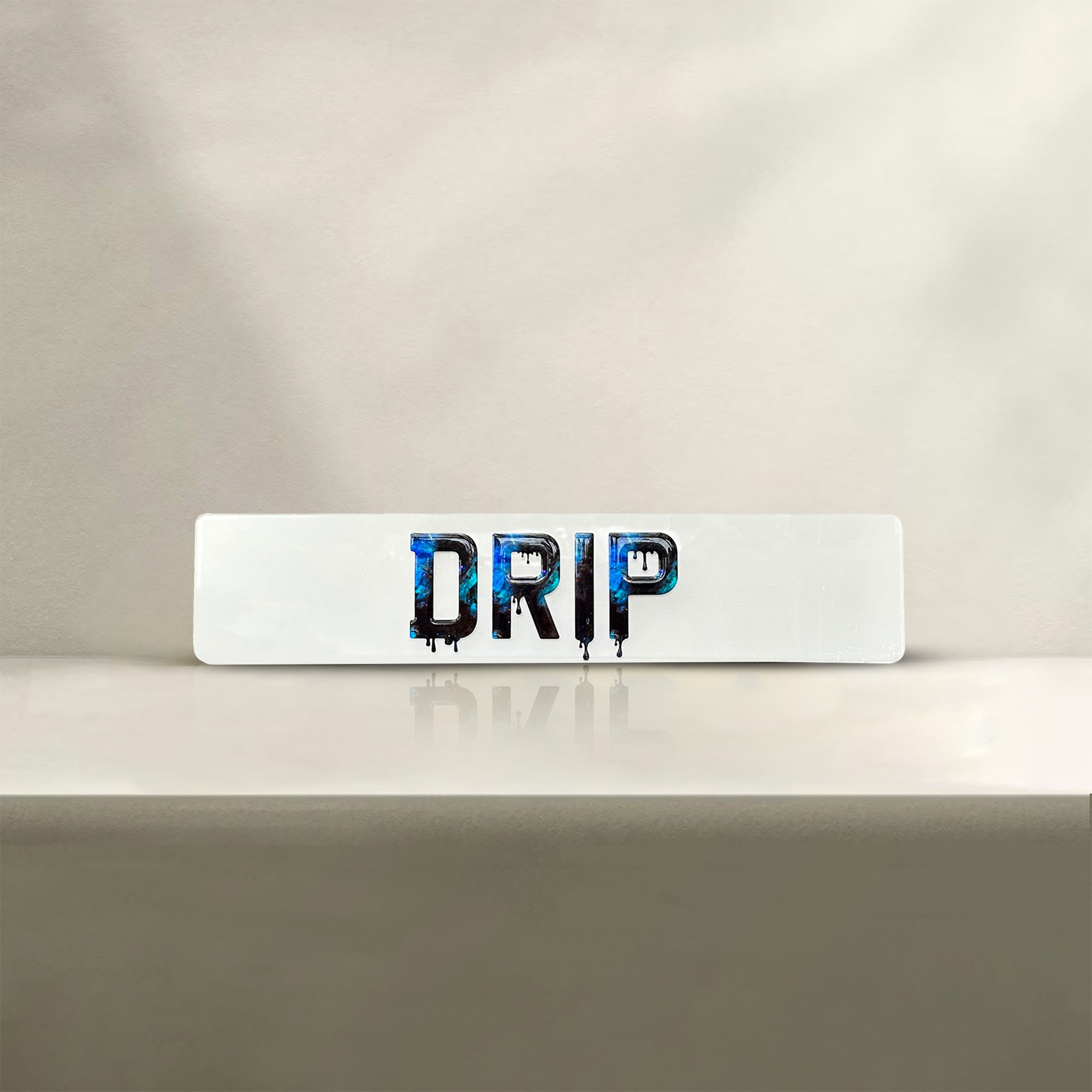 Drip Moonlight Gel Number Plate