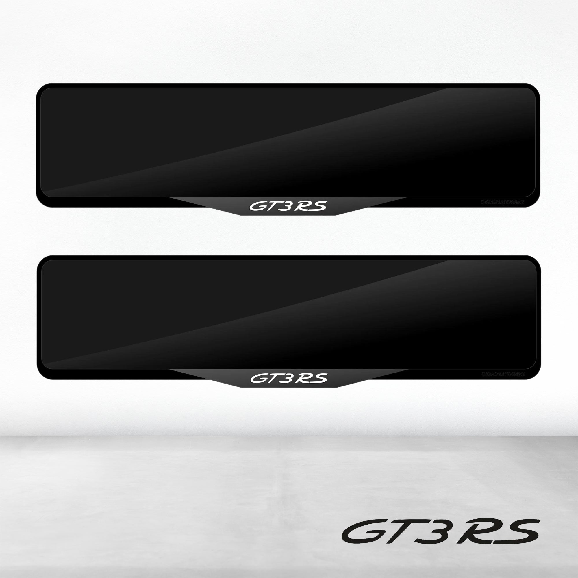 Porsche GT3 RS Luxury Signature Plate Holders