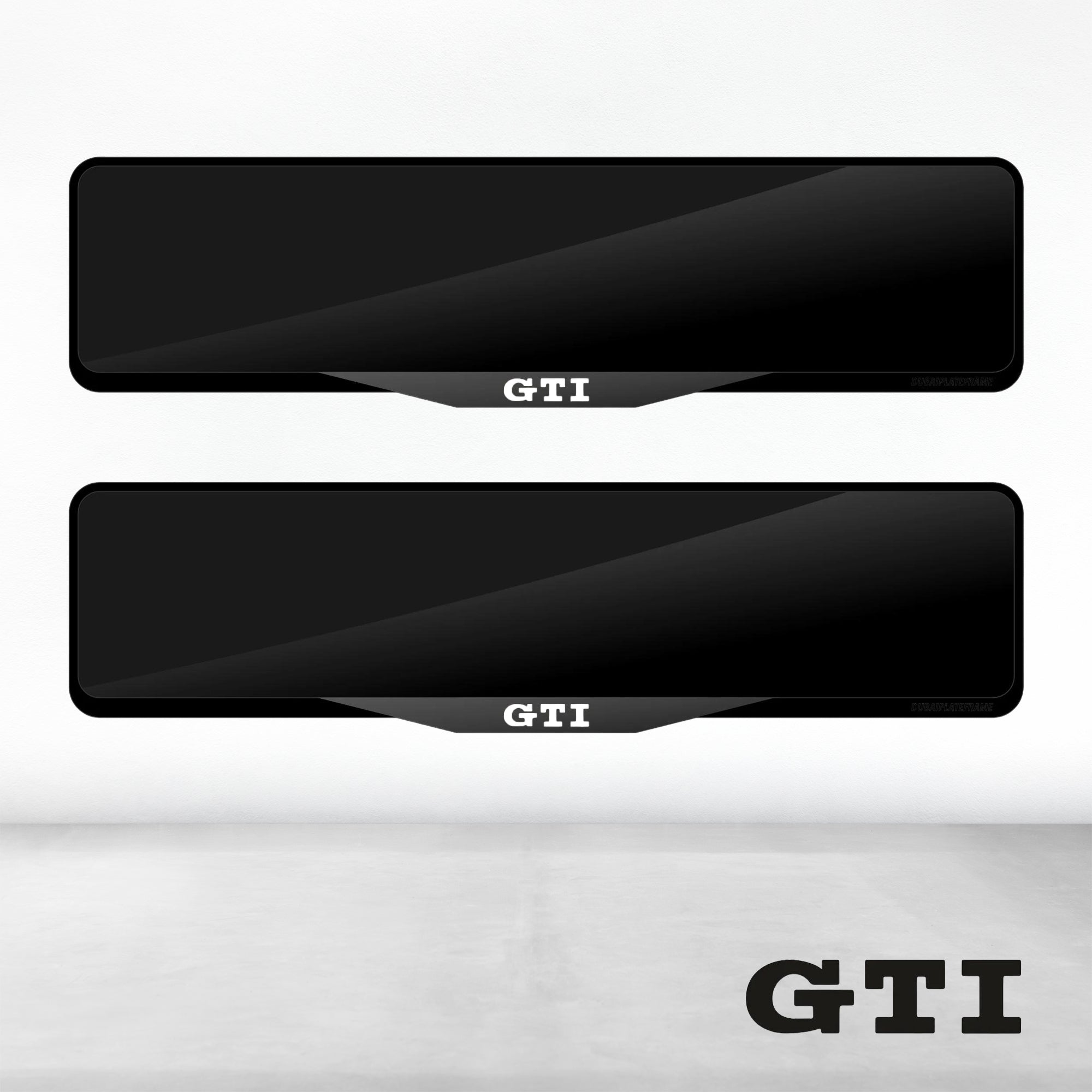 Volkswagen GTI Luxury Signature Plate Holders
