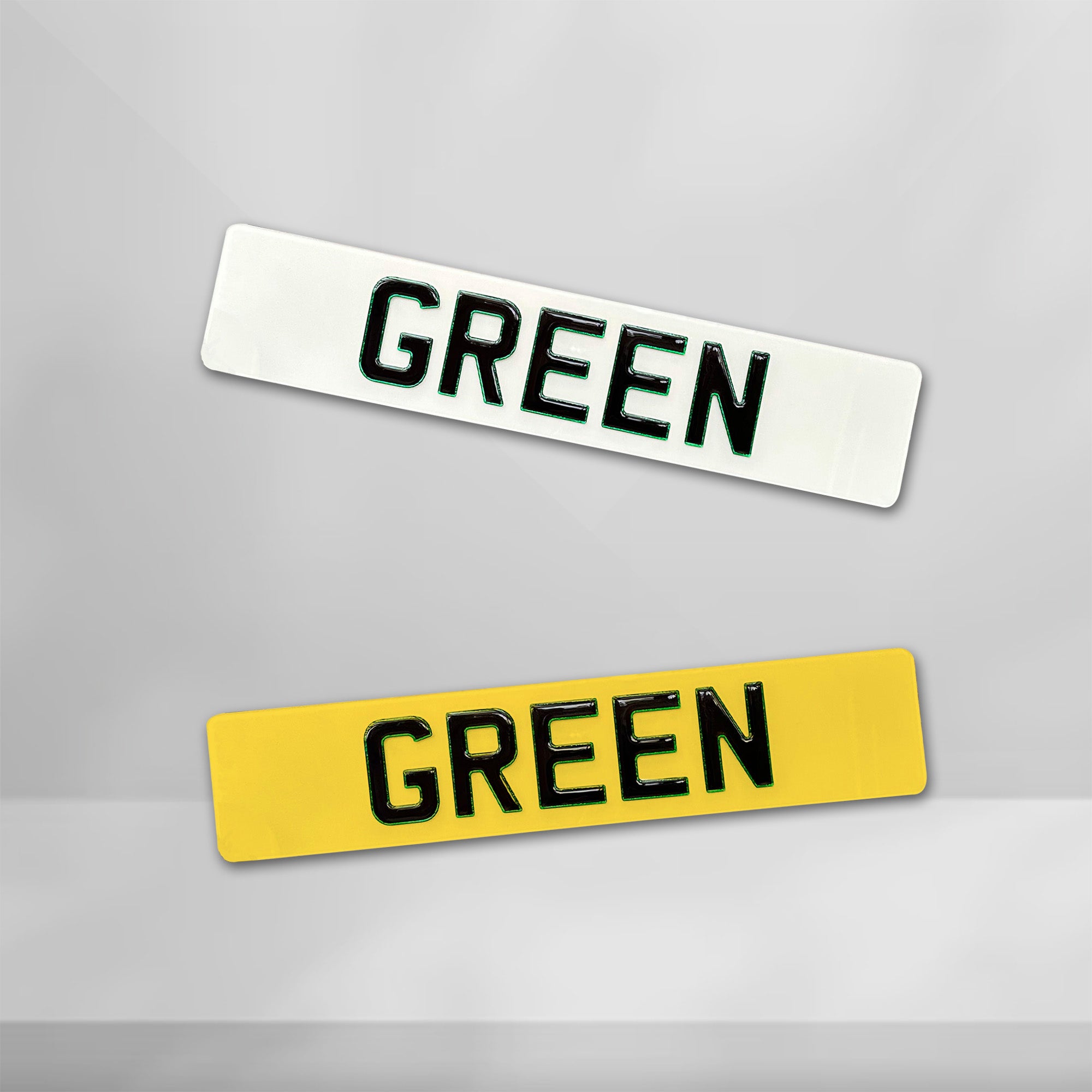 Green Number Plate