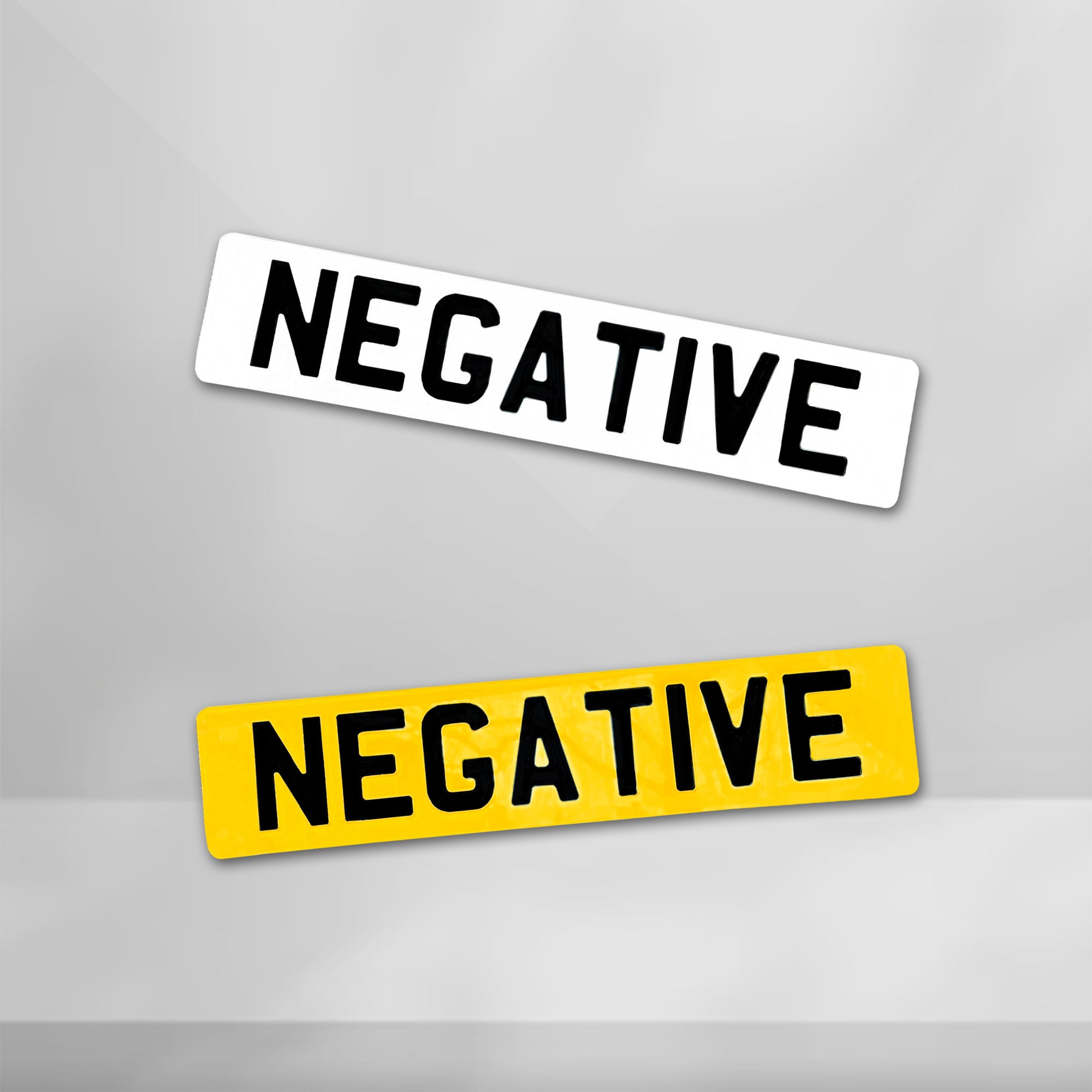 Negative Number Plate