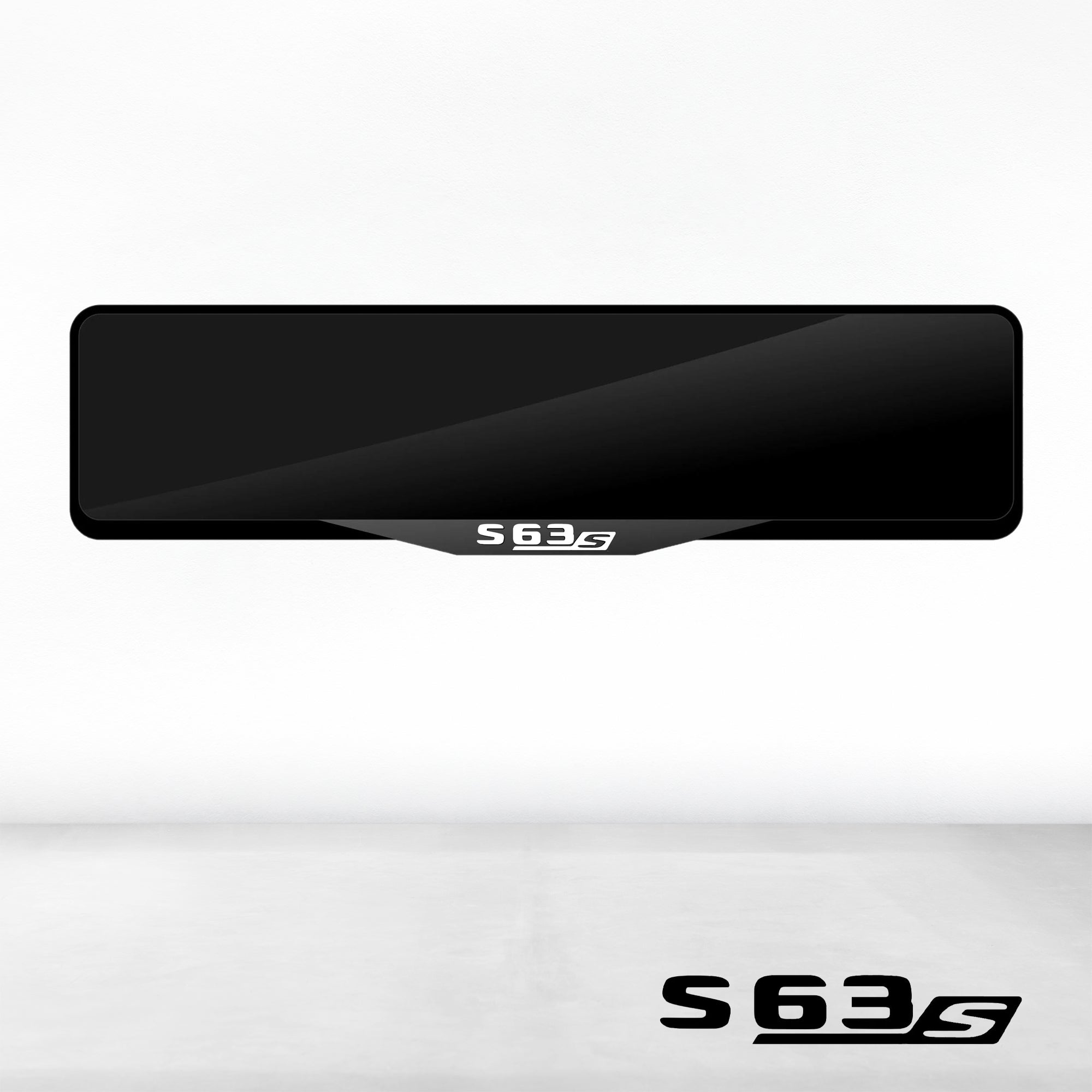Mercedes S63s Luxury Signature Plate Holders