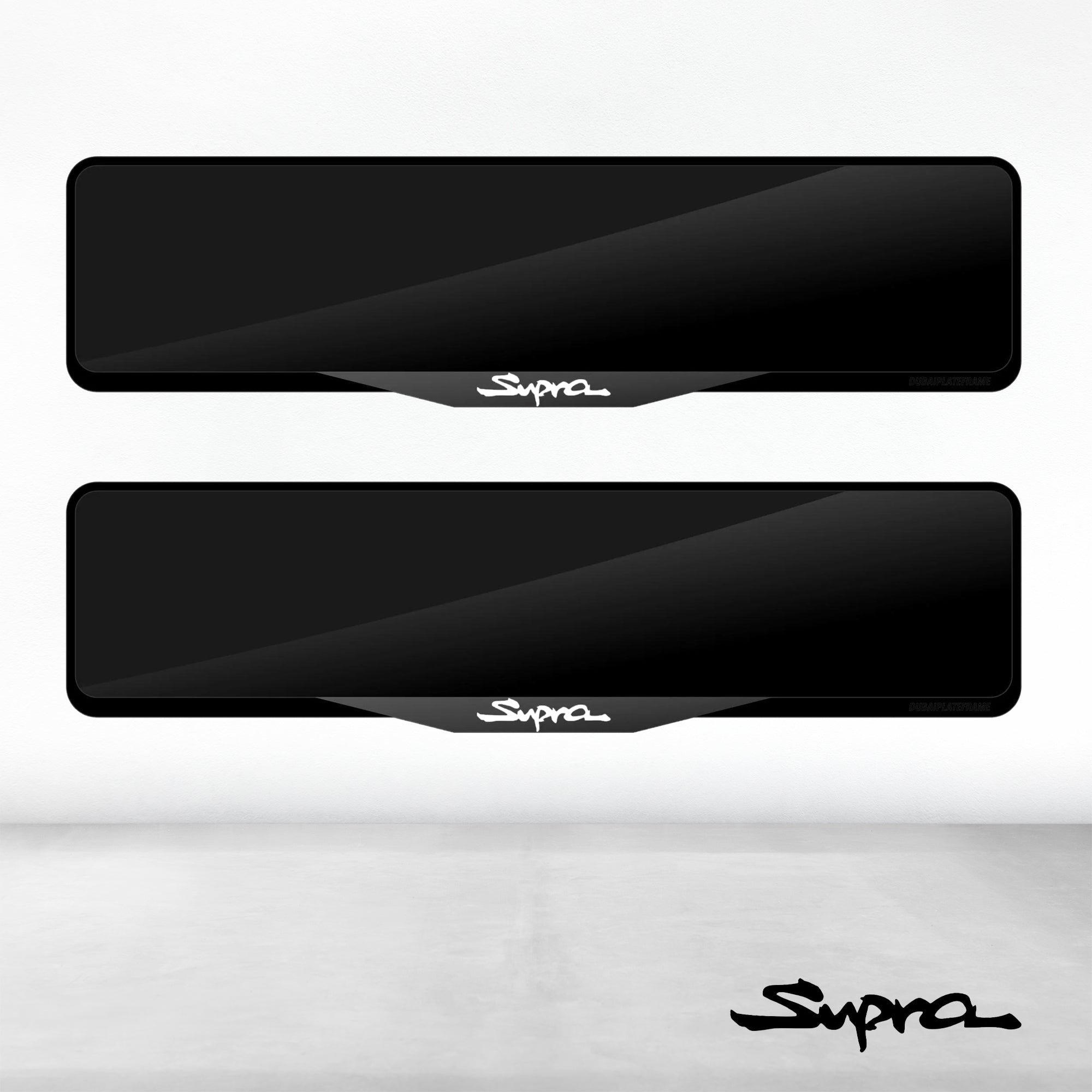Toyota Supra Luxury Signature Plate Holders