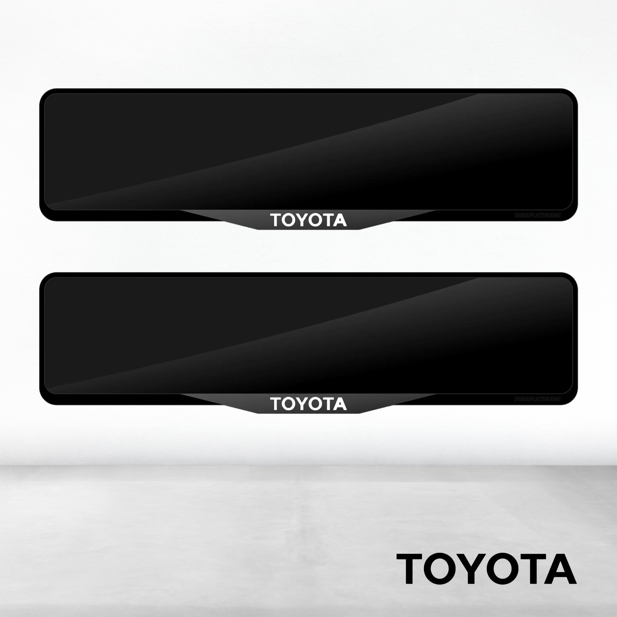 TOYOTA Luxury Signature Plate Holders