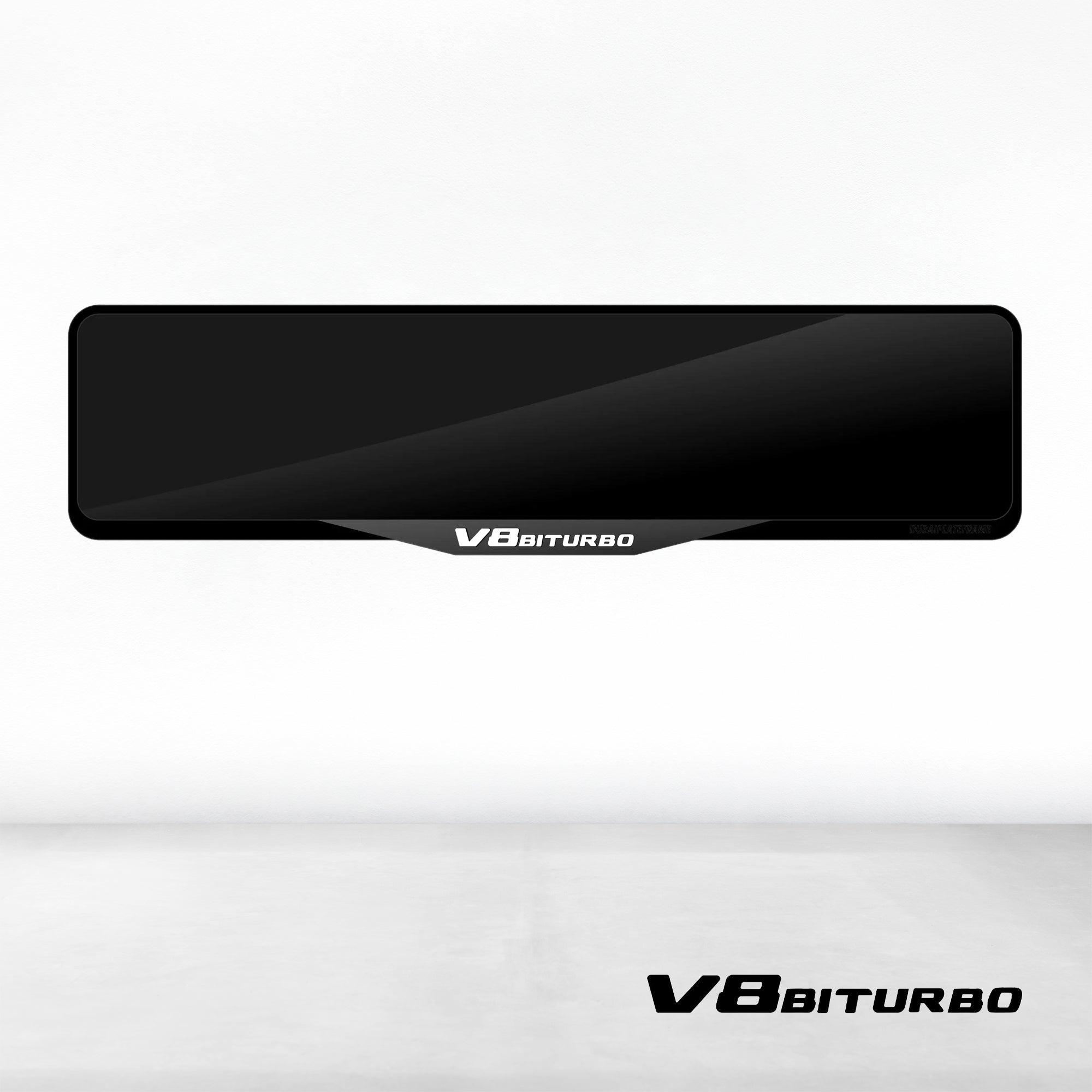 Mercedes V8 BITURBO Luxury Signature Plate Holders