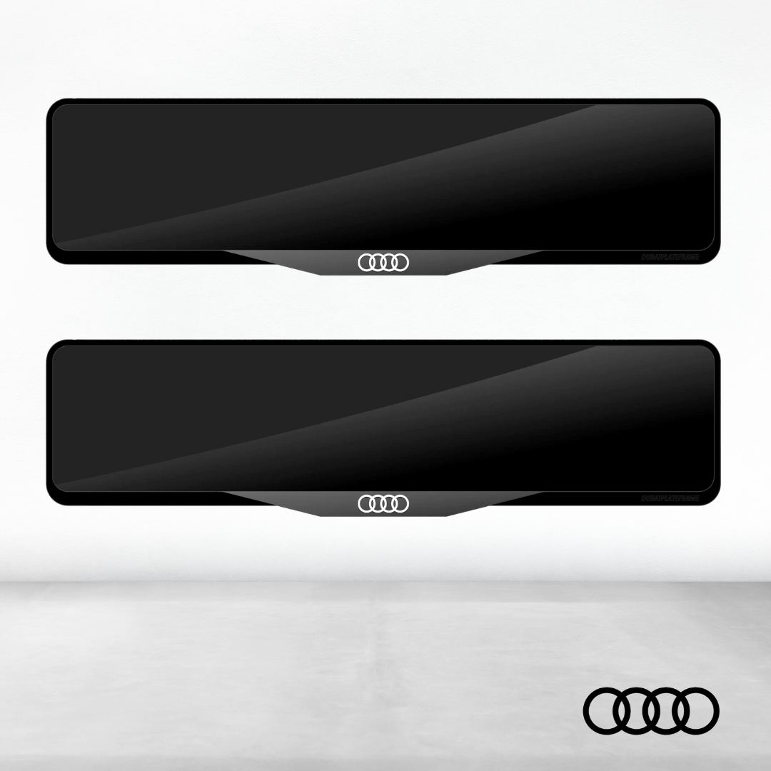 Audi Luxury Signature Plate Holders