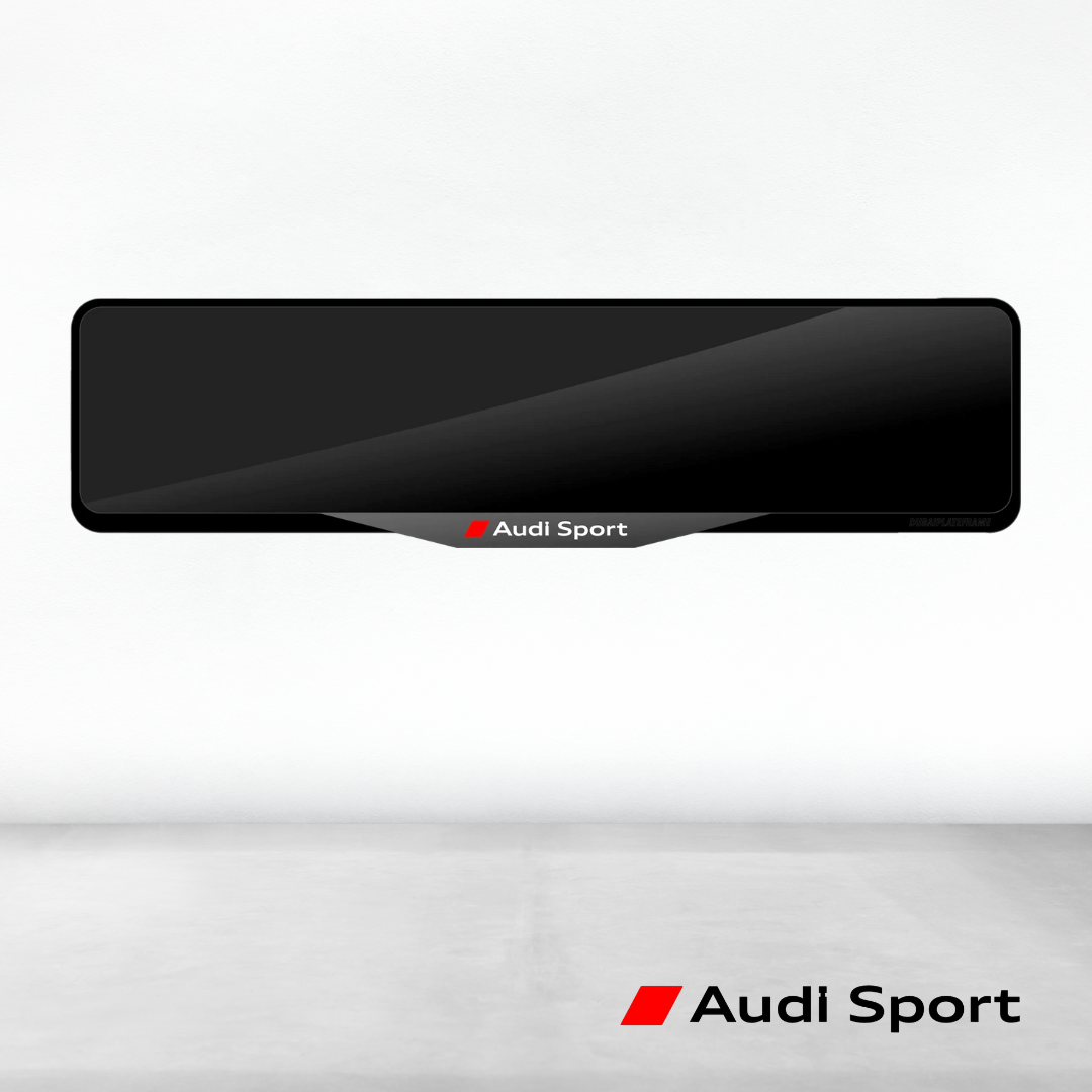 Audi Sport Luxury Signature Plate Holders