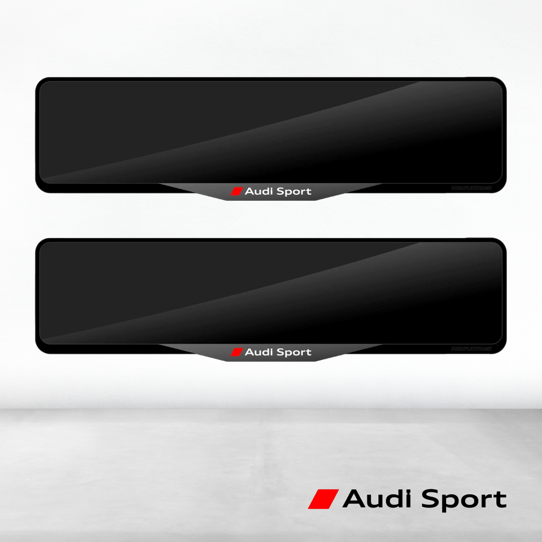 Audi Sport Luxury Signature Plate Holders