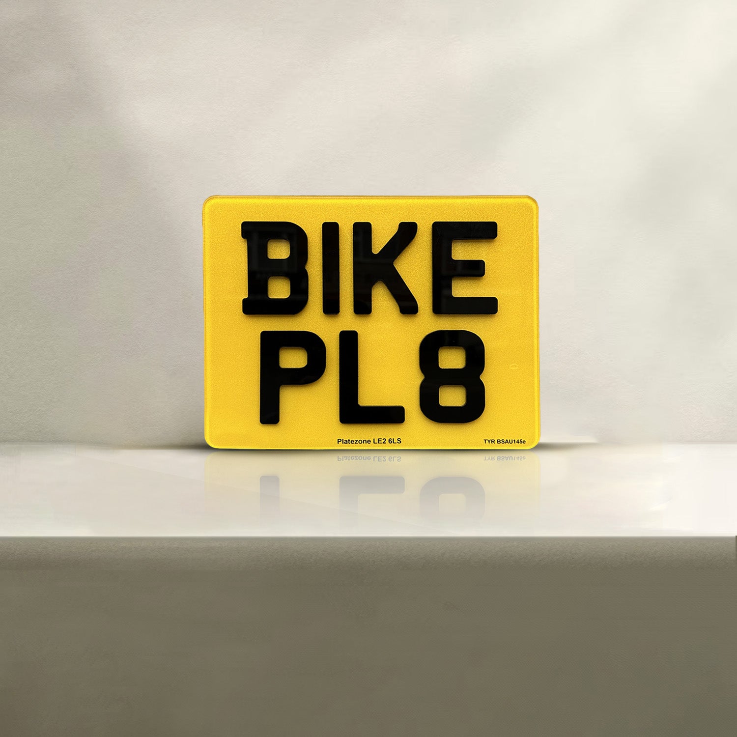 Bike Number Plate (9x7)
