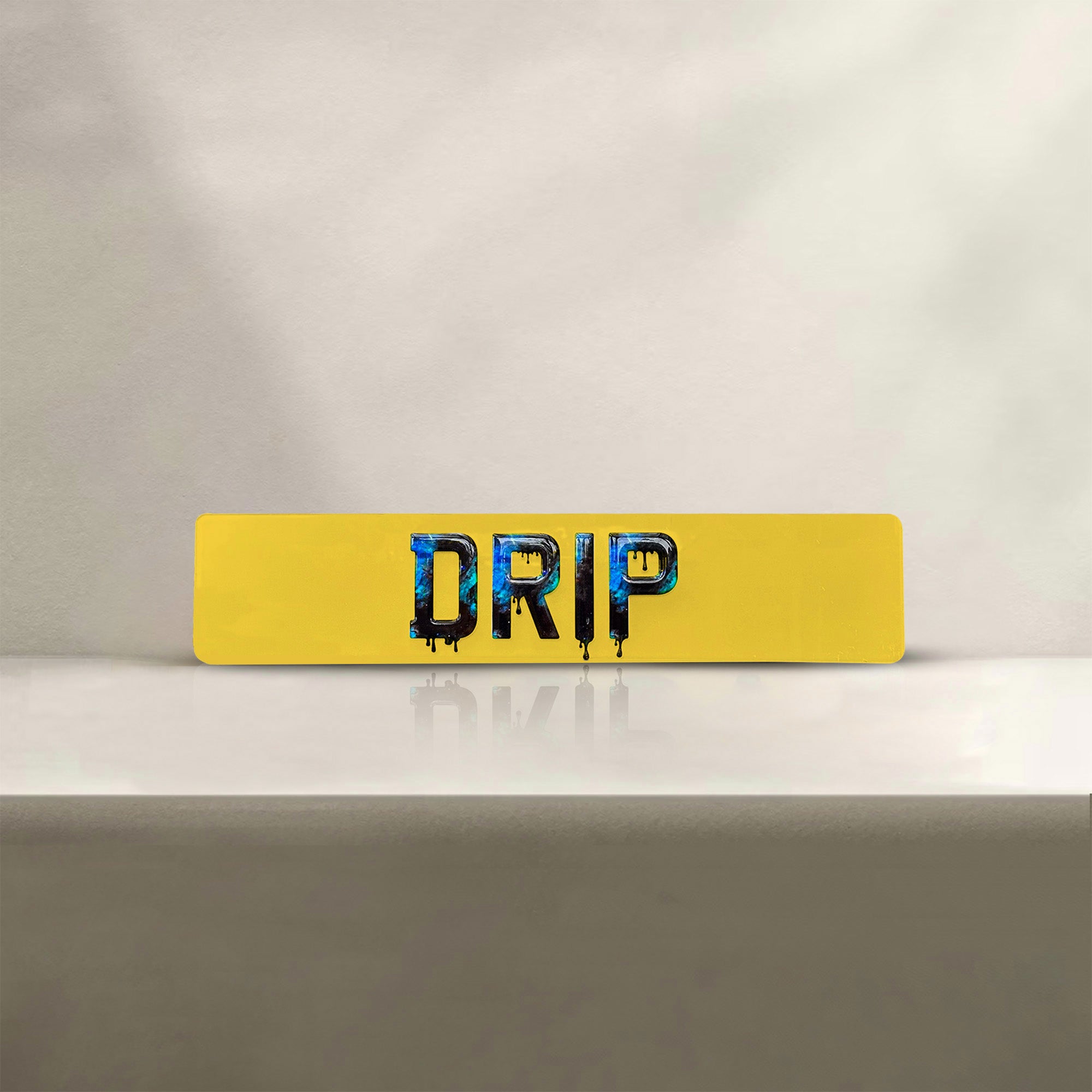 Drip Moonlight Gel Number Plate