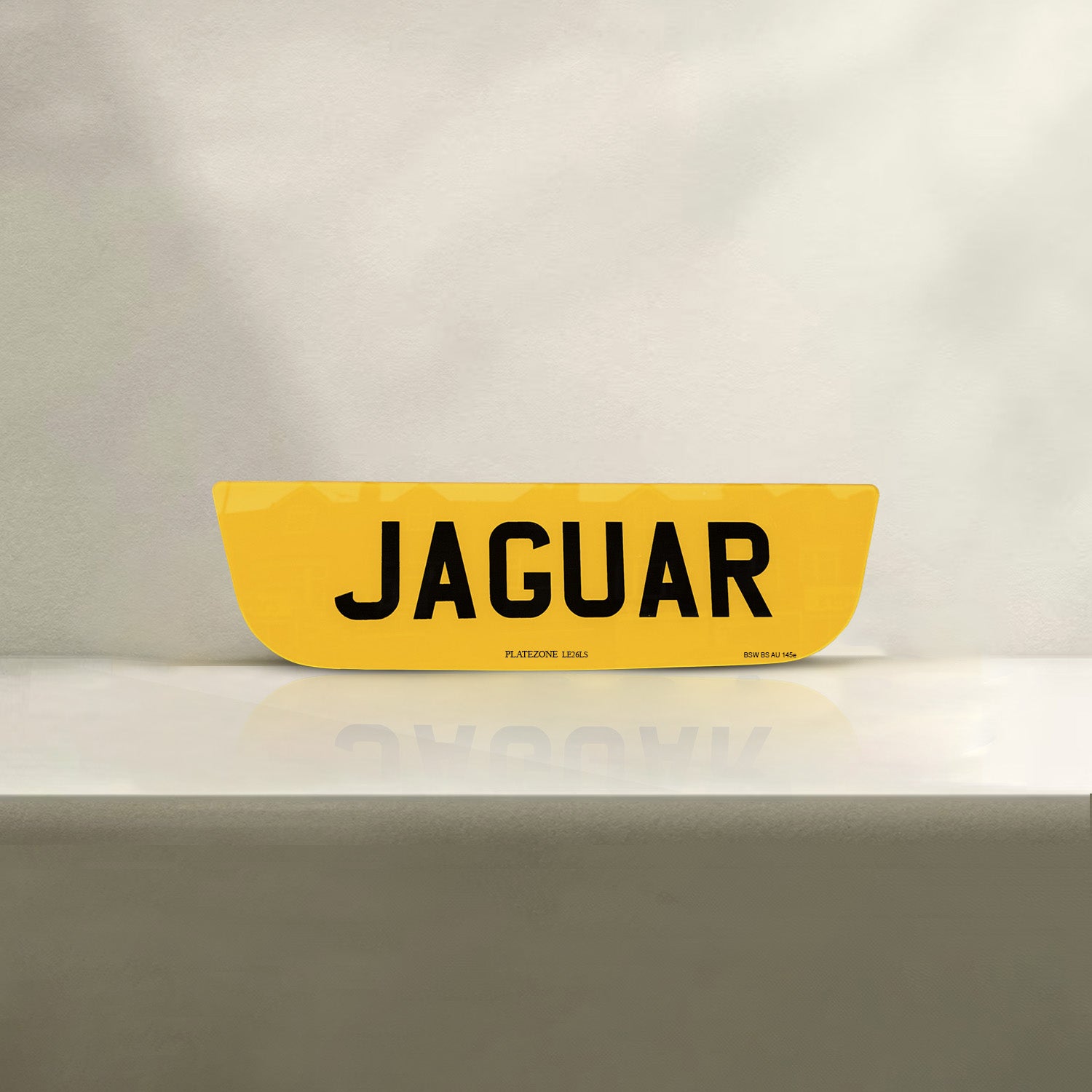 Jaguar Number Plate