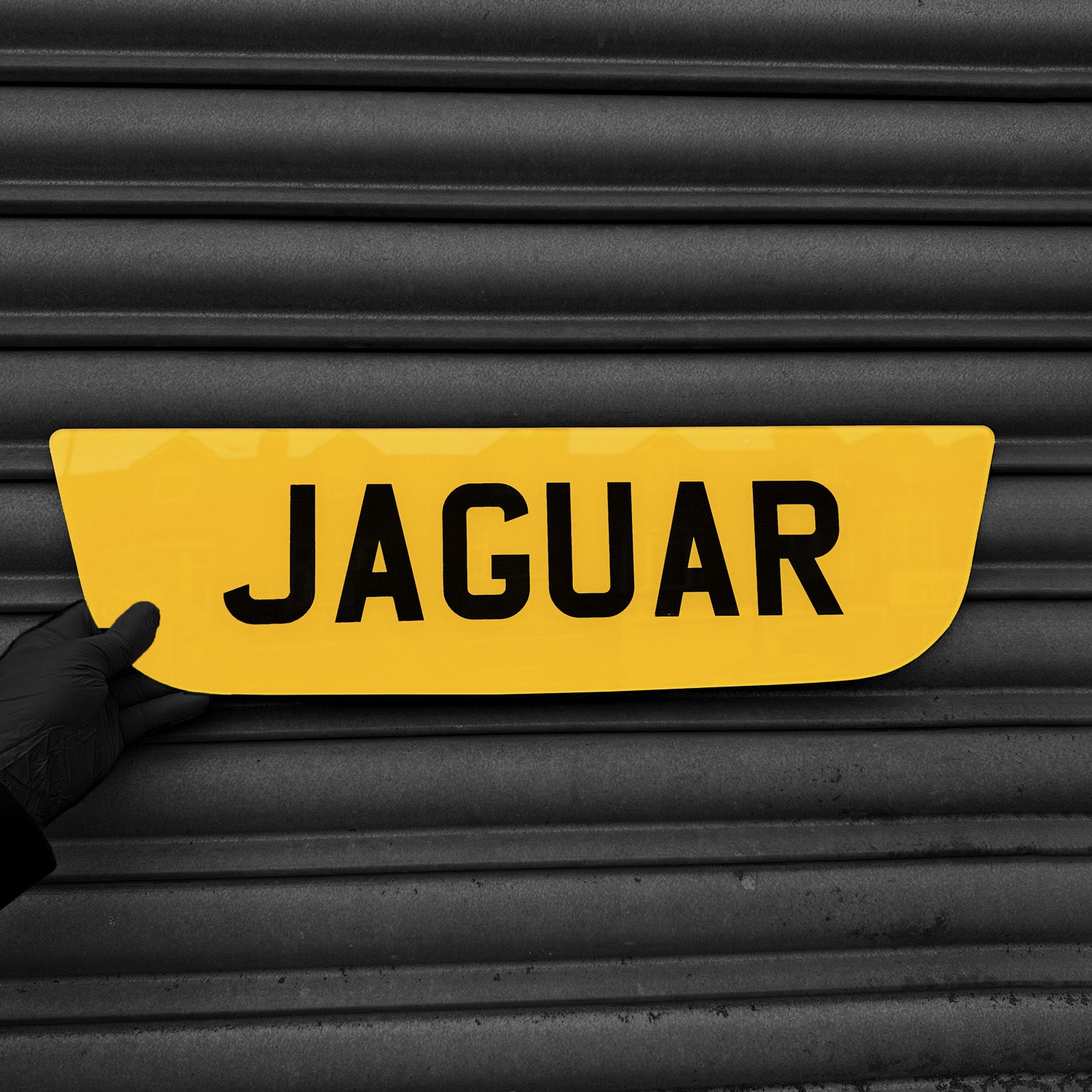 Jaguar Number Plate