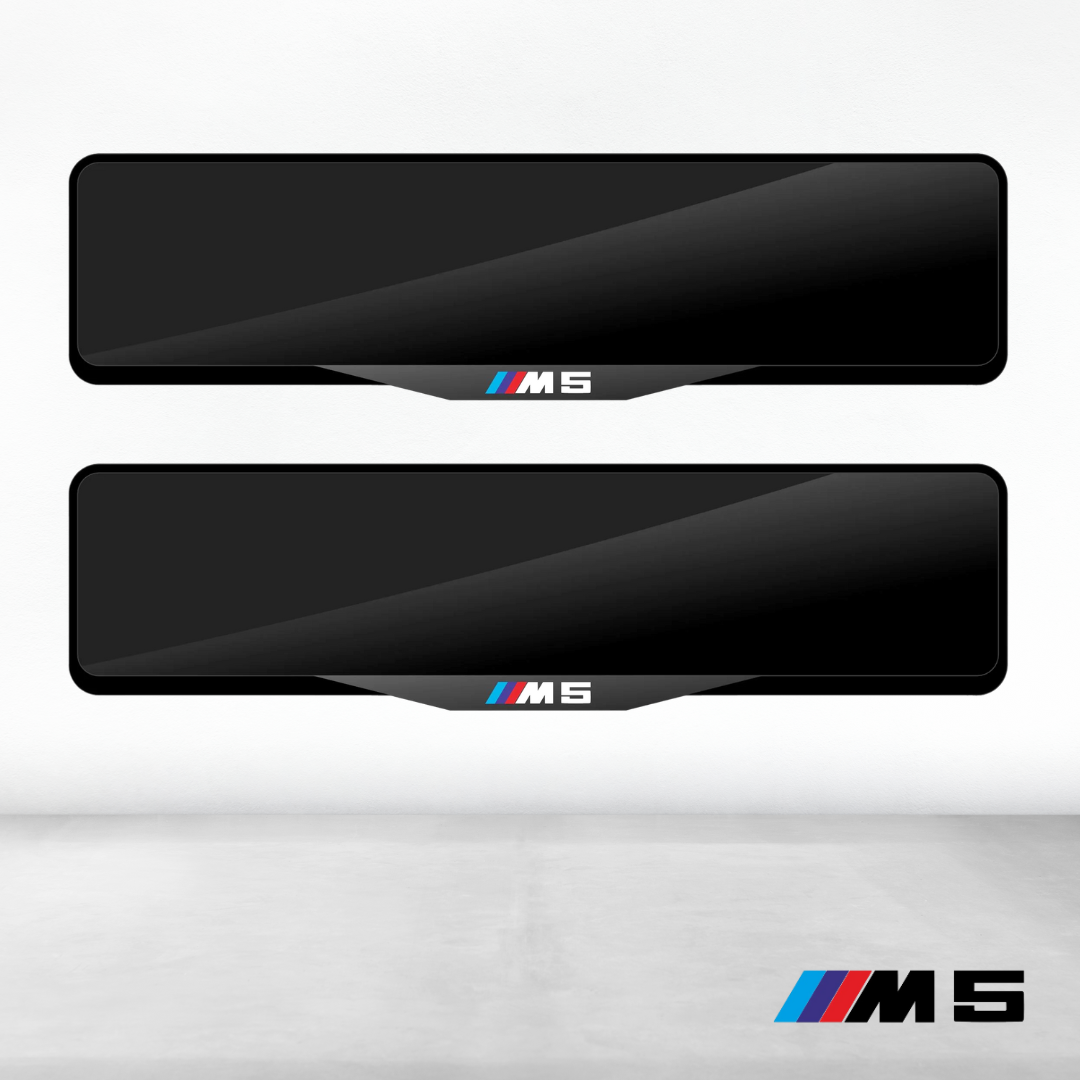 BMW M5 Luxury Signature Plate Holders