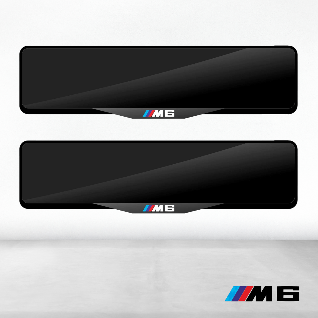 BMW M6 Luxury Signature Plate Holders