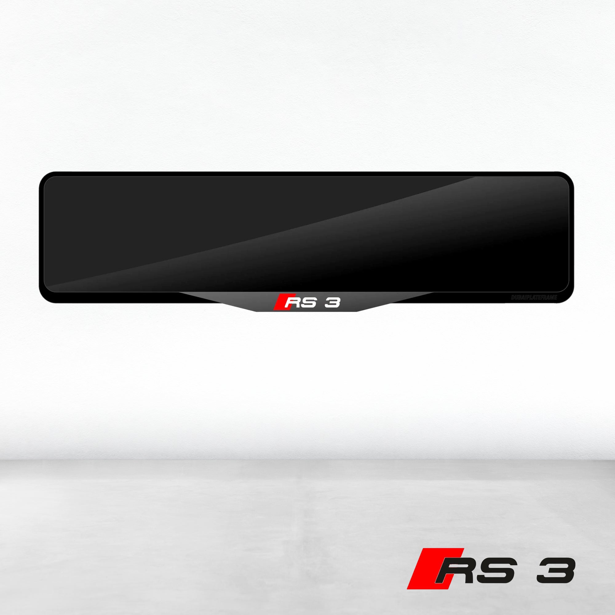 Audi RS3 Luxury Signature Plate Holders