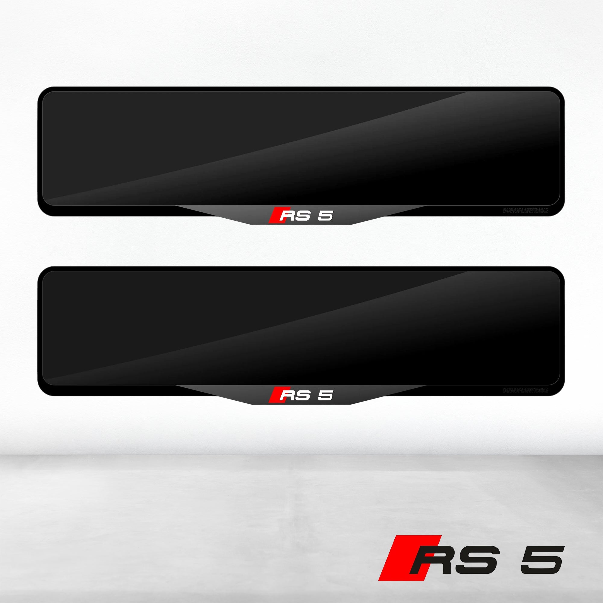 Audi RS5 Luxury Signature Plate Holders
