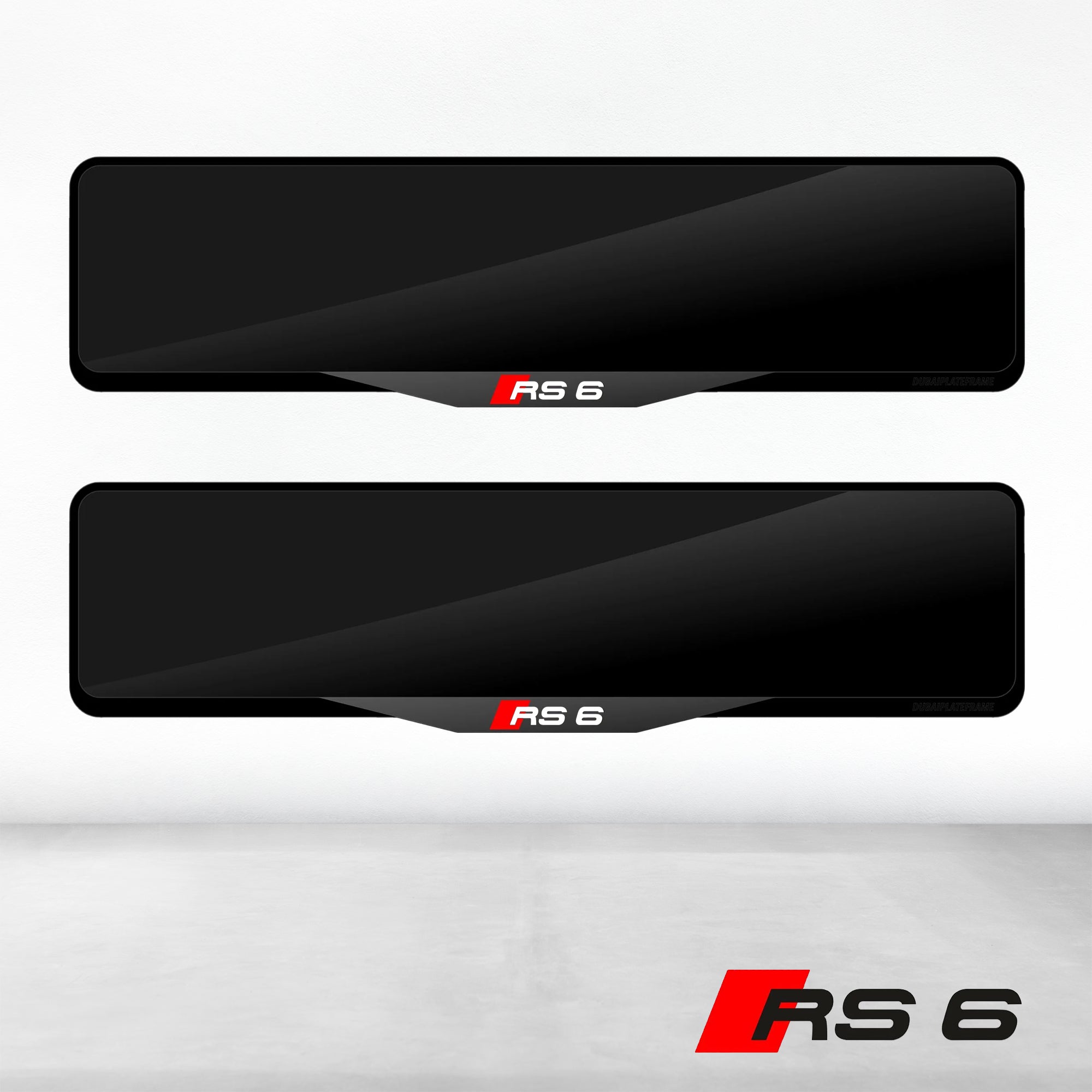 Audi RS6 Luxury Signature Plate Holders