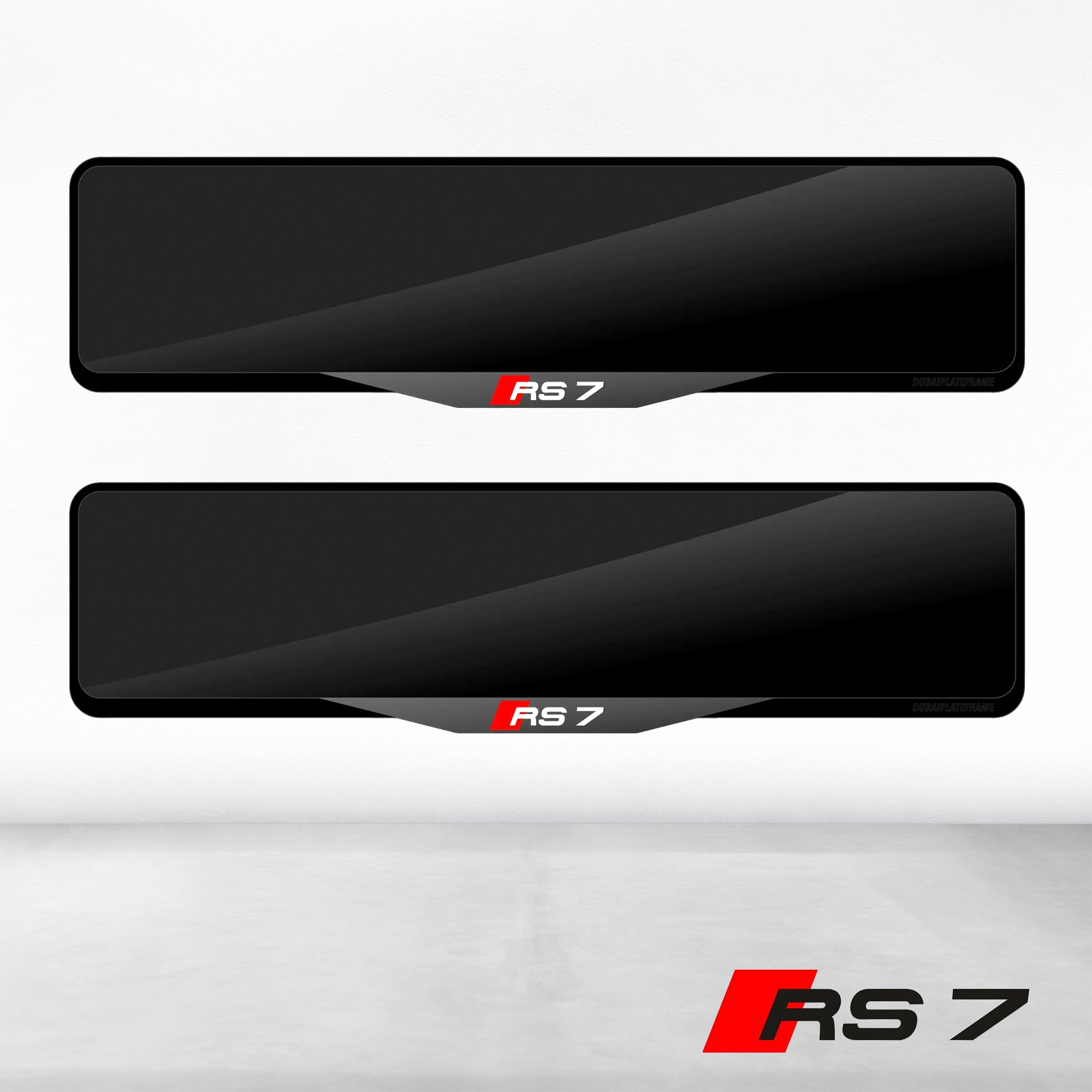 Audi RS7 Luxury Signature Plate Holders