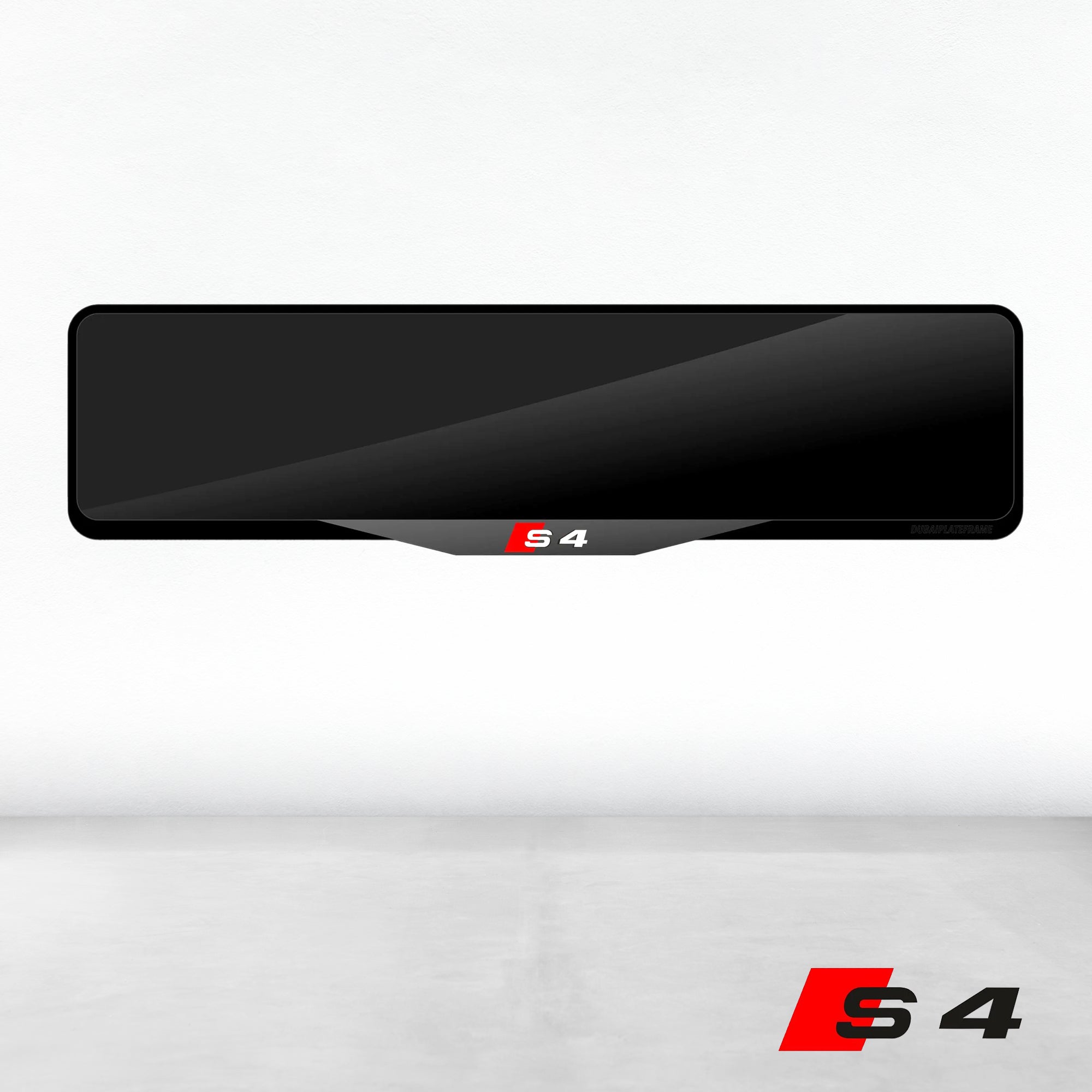 Audi S4 Luxury Signature Plate Holders