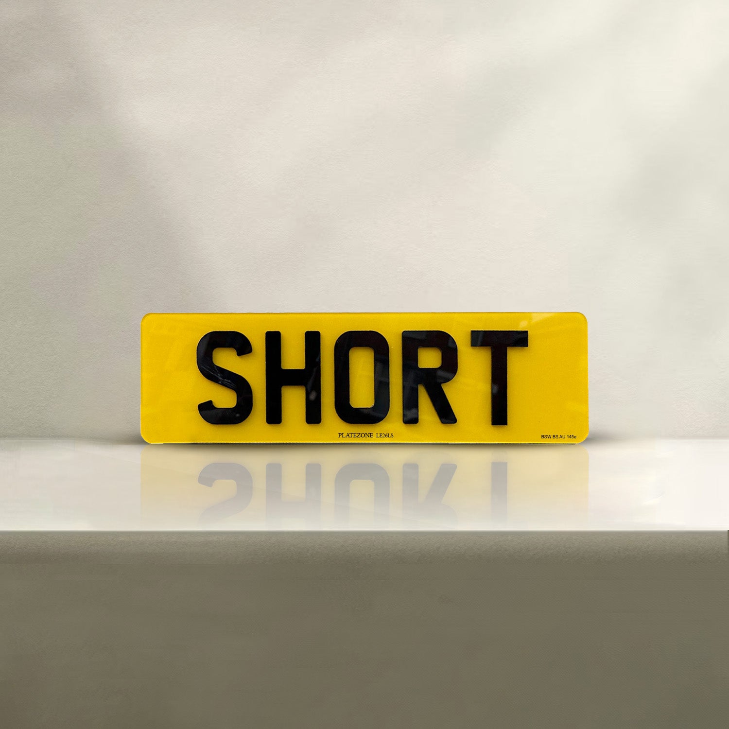 Short Number Plate