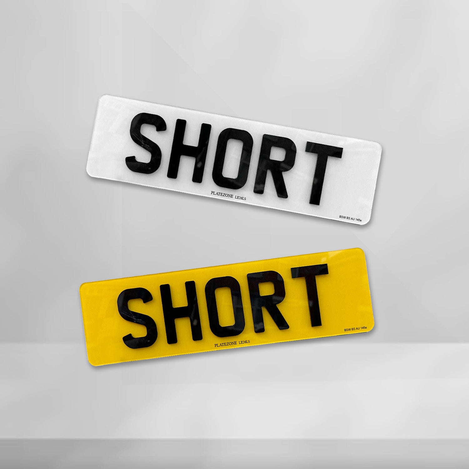 Short Number Plate