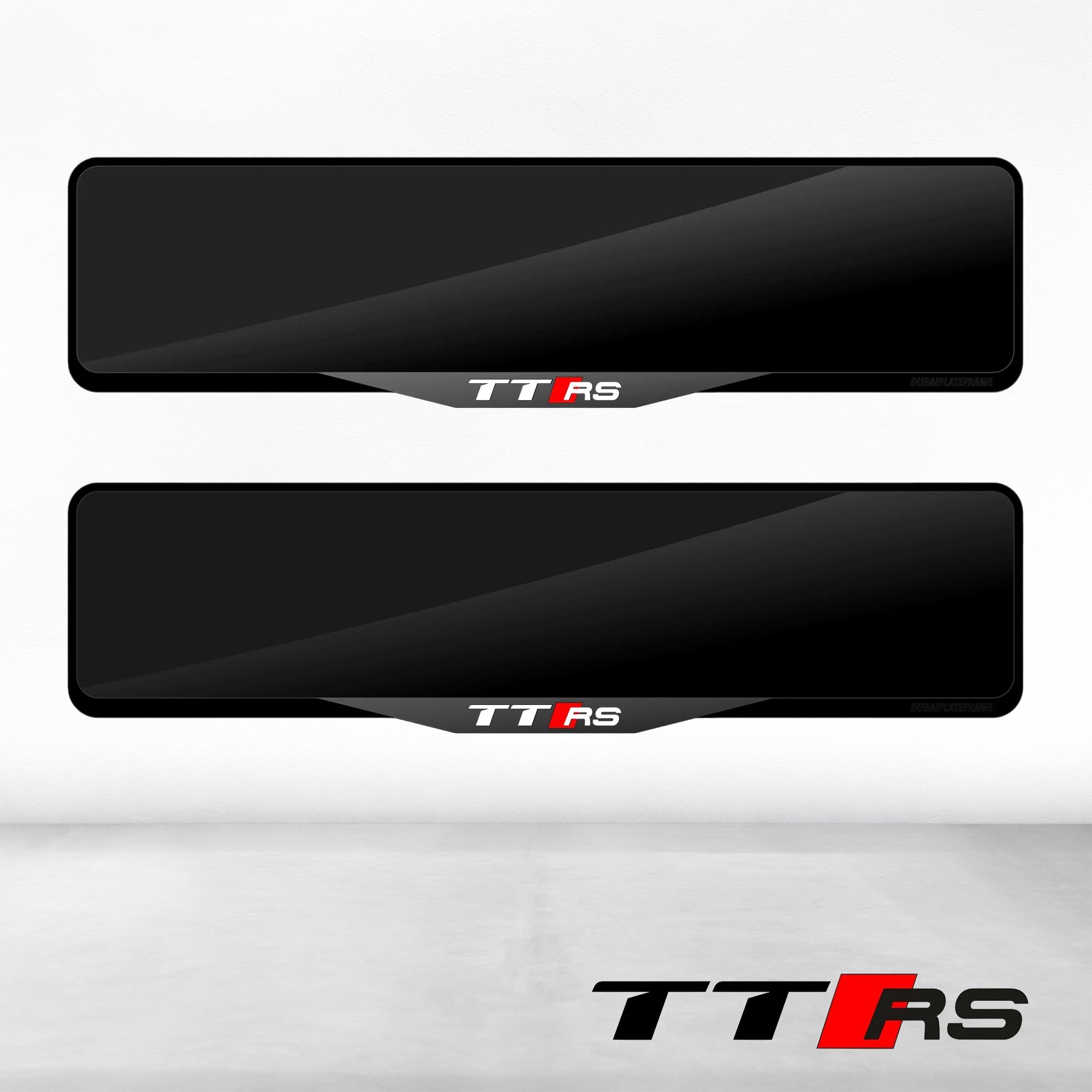 Audi TT RS Luxury Signature Plate Holders