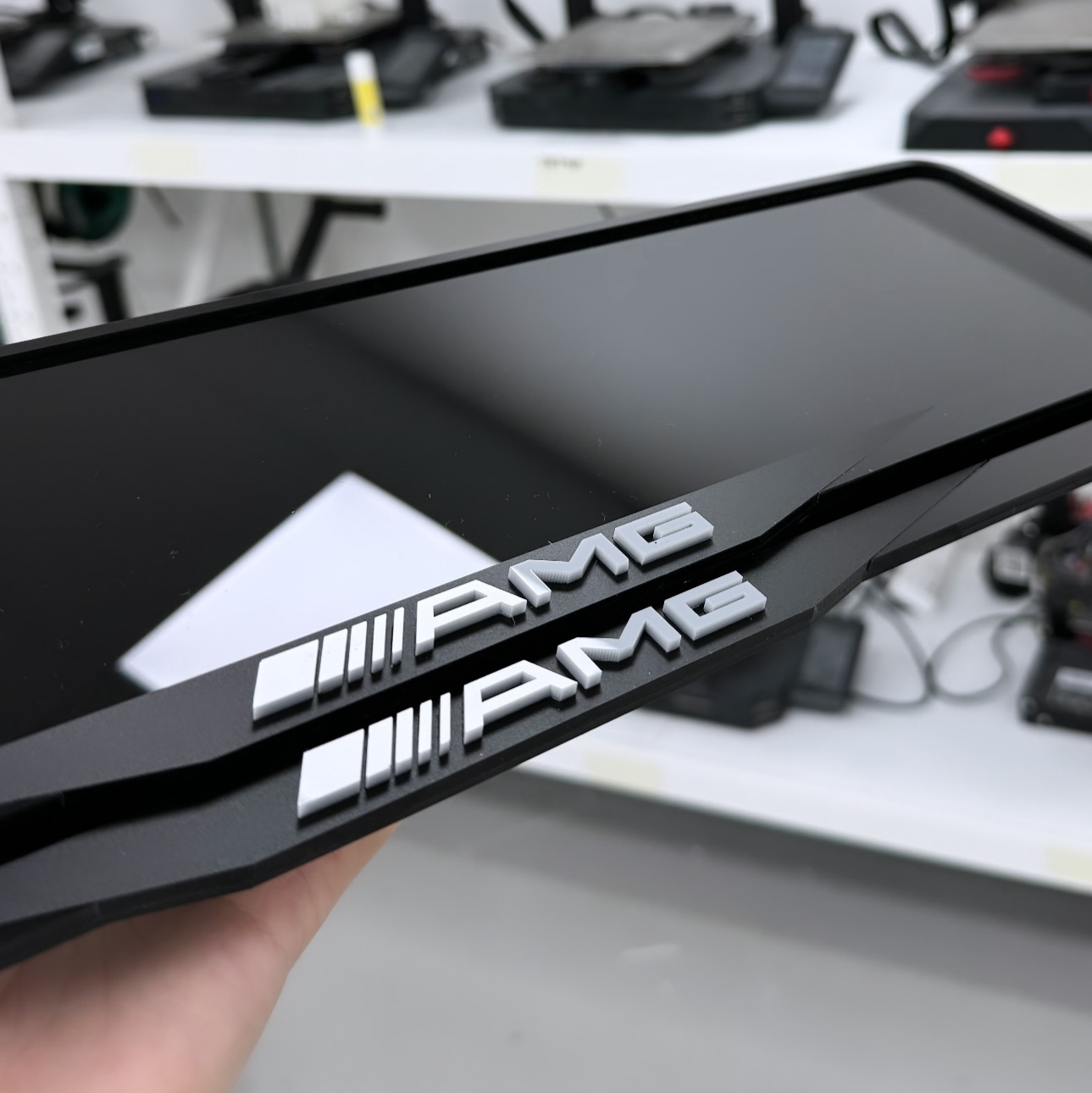 Mercedes AMG Luxury Signature Plate Holders