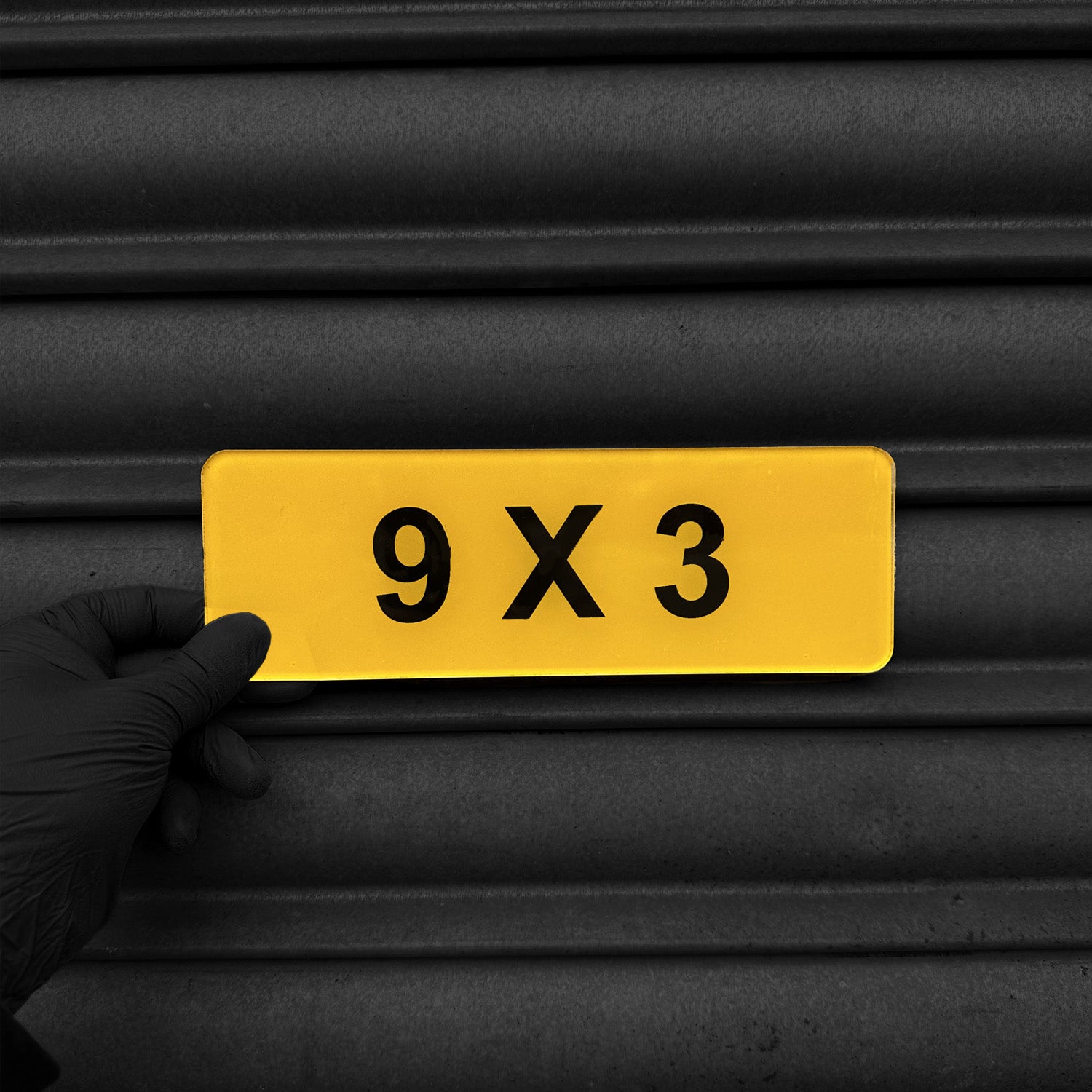 Bike Number Plate (9x3)