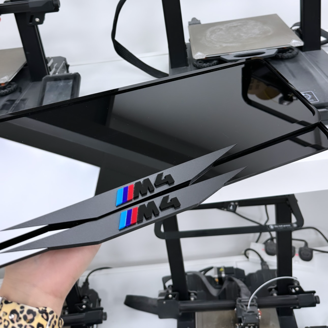 BMW M4 Luxury Signature Plate Holders
