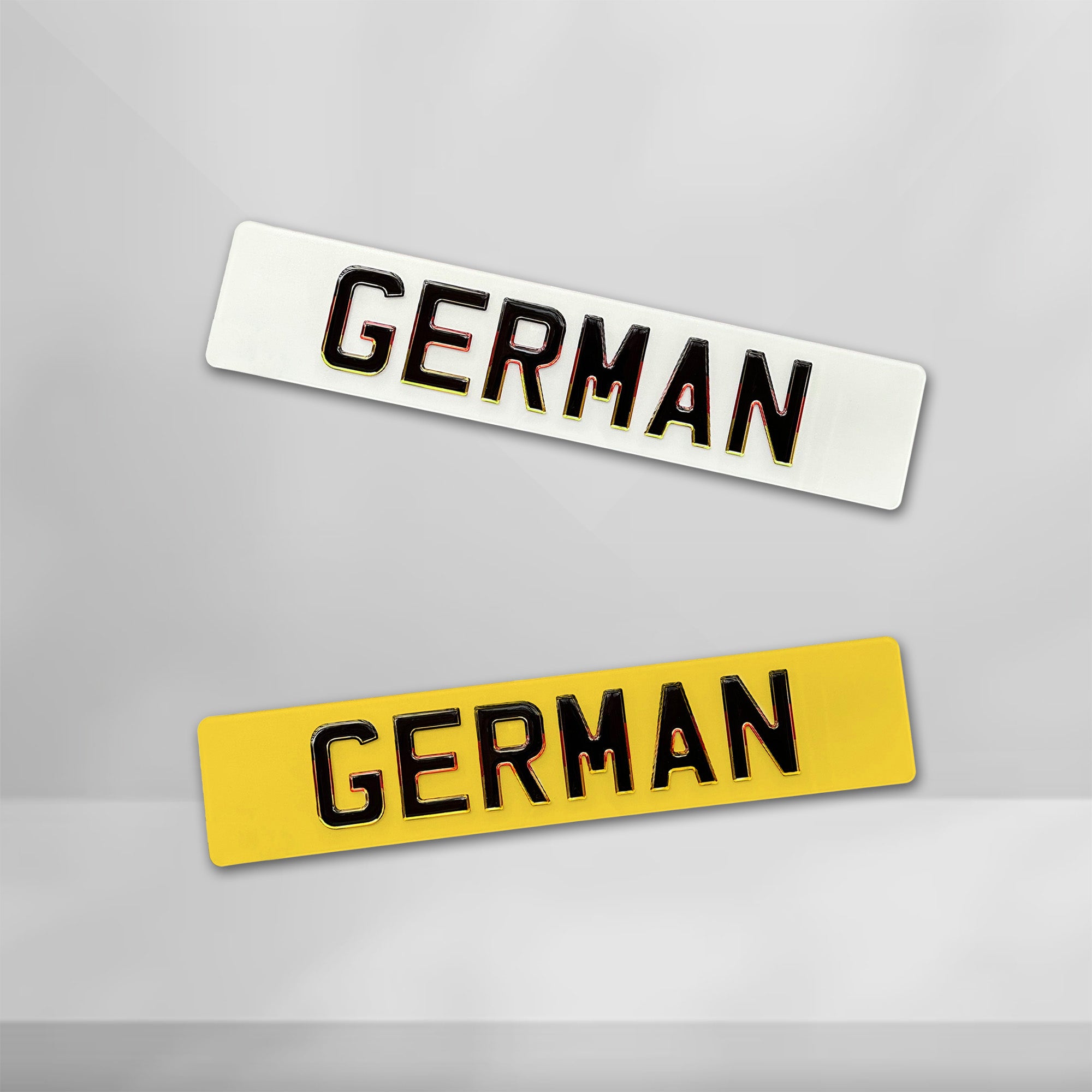 German Number Plate