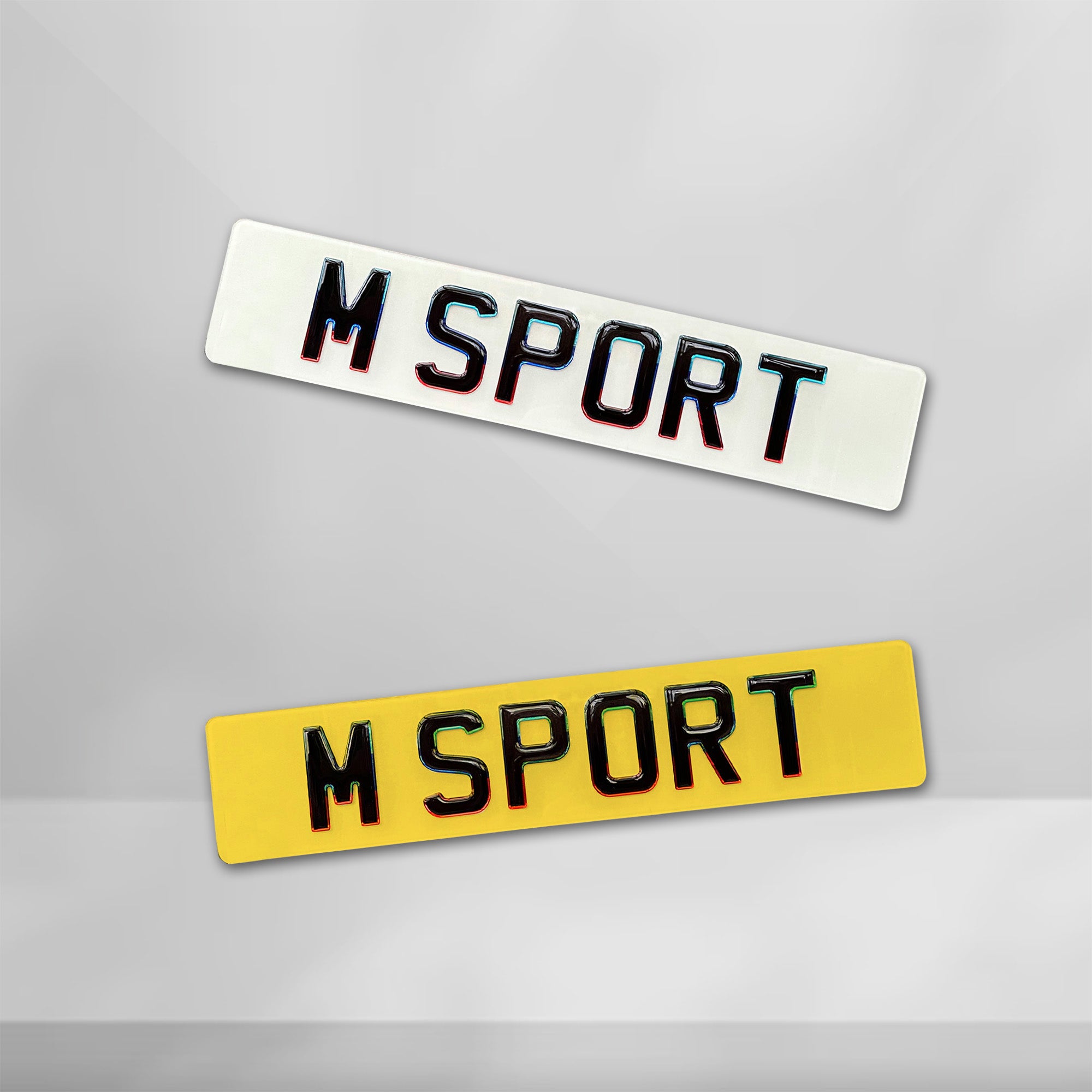 M Sport Number Plate