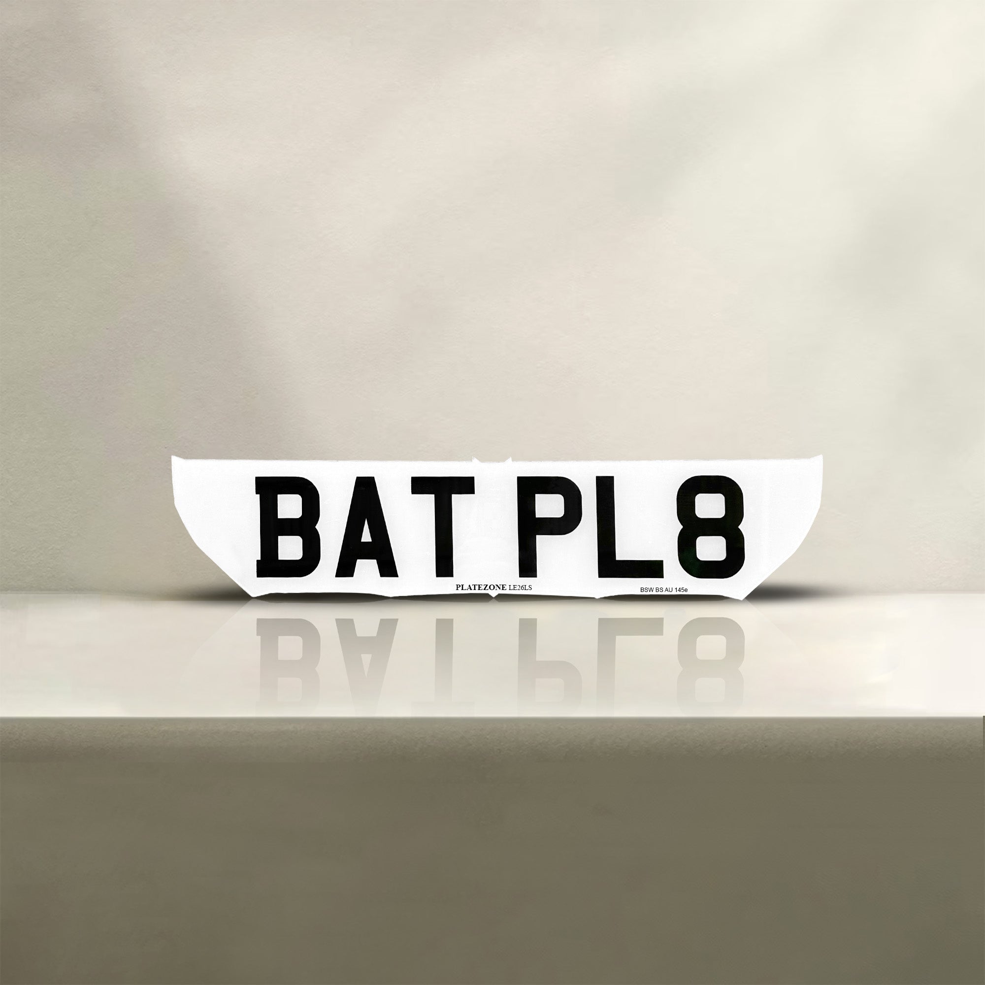 Batman Number Plate