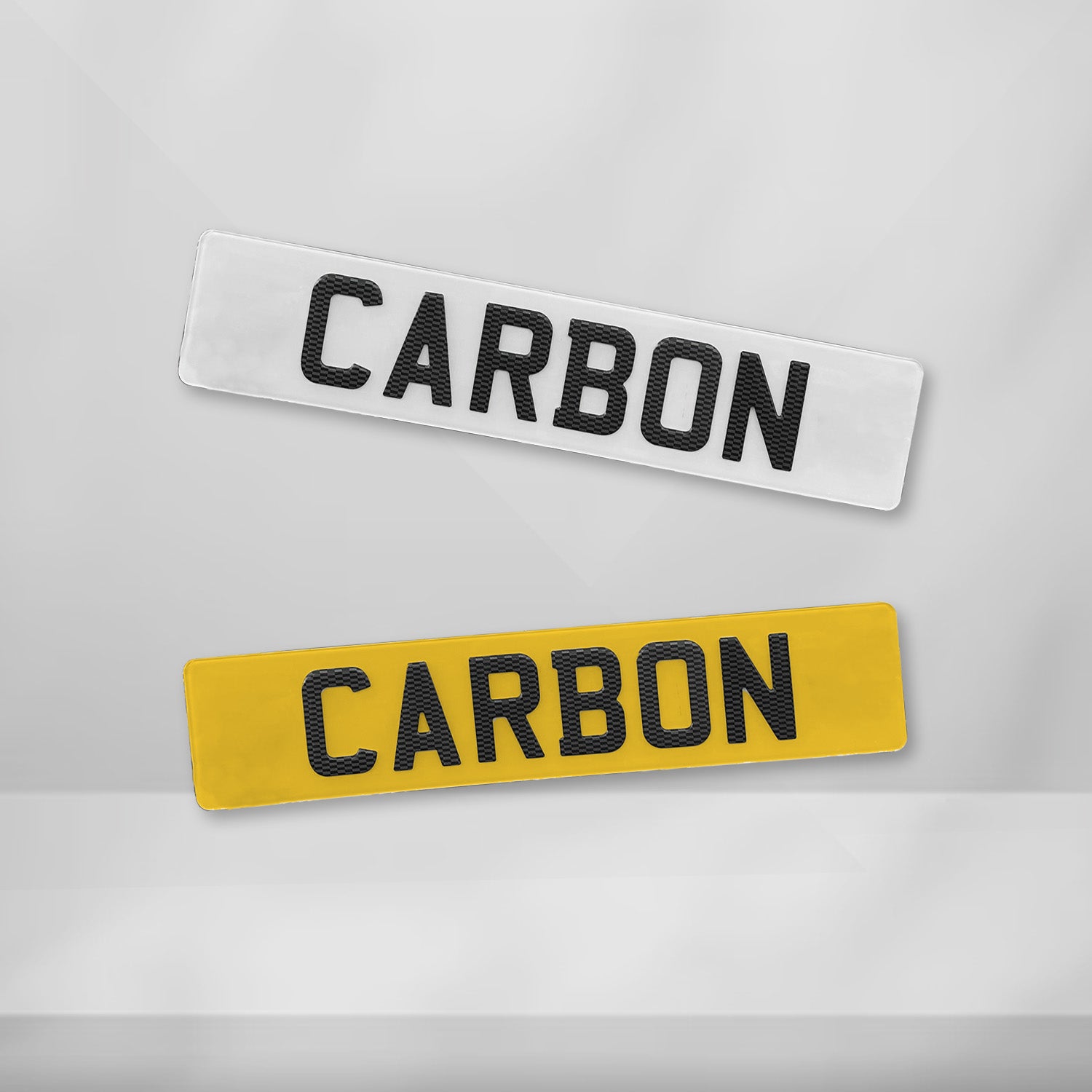 Carbon Fibre Number Plate