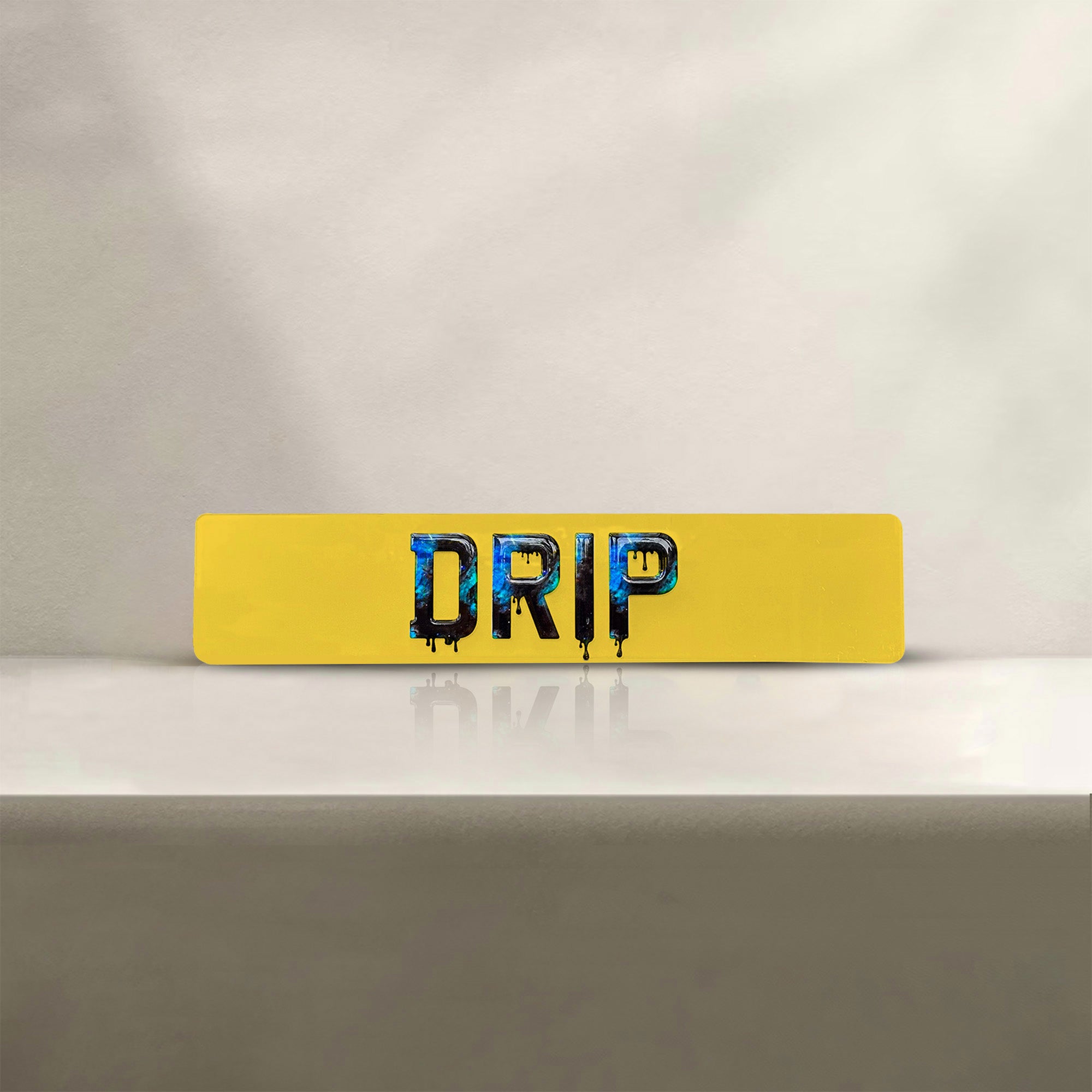 Drip Moonlight Gel Number Plate