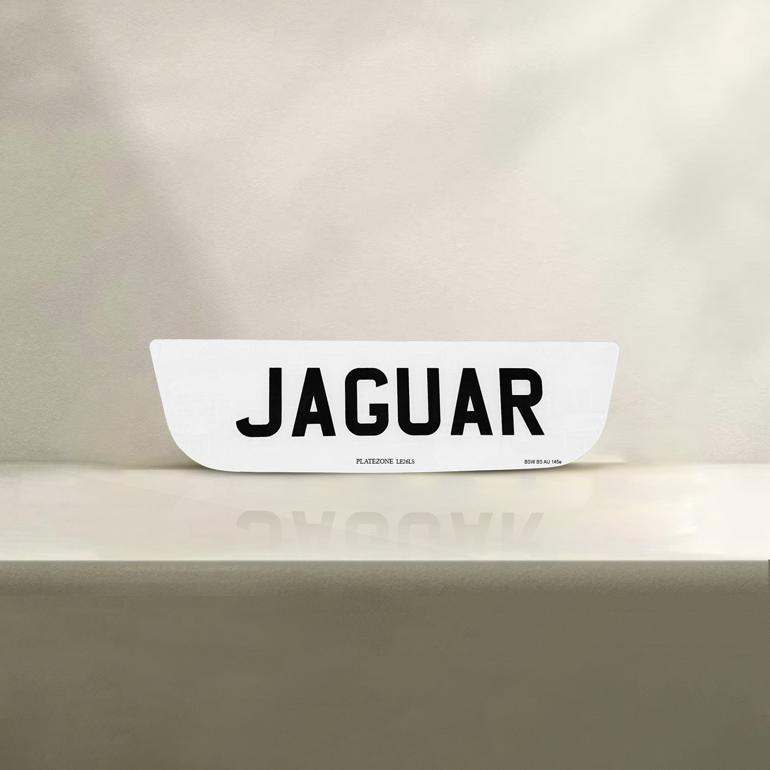Jaguar Number Plate