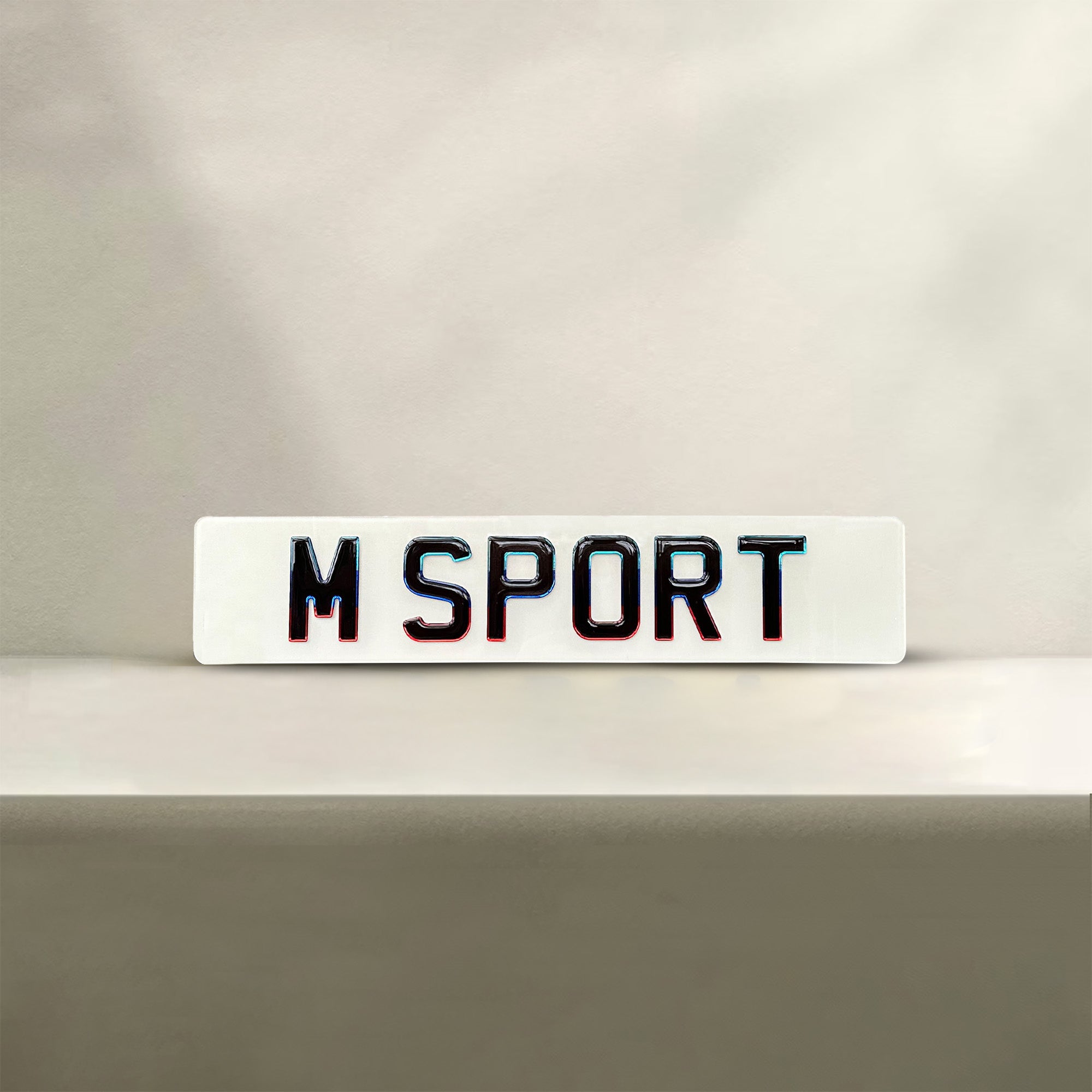 M Sport Number Plate