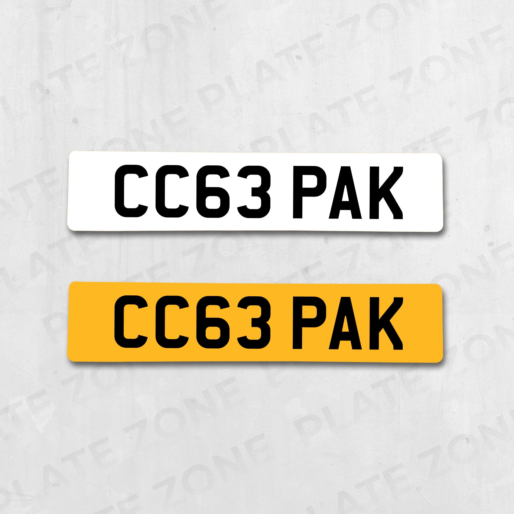 Private Reg For Sale - CC63 PAK