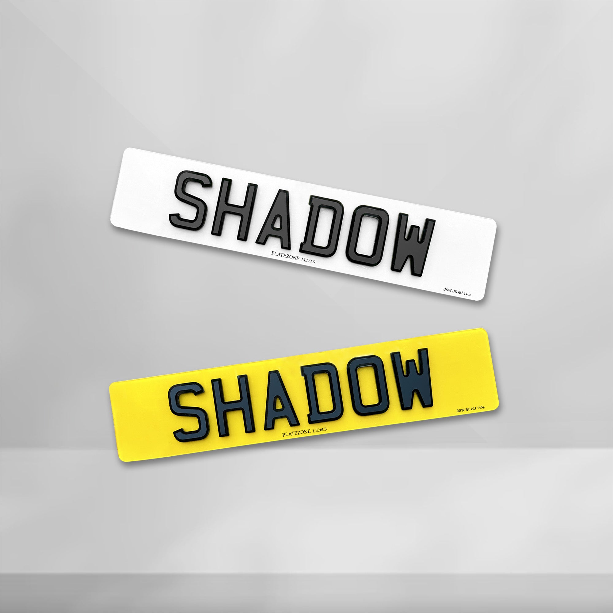 Shadow Number Plate